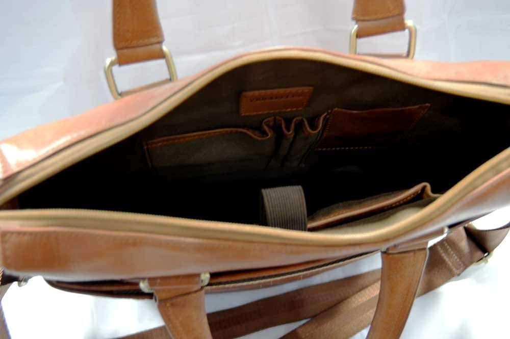 Italian Leather Messenger Bag for Men & Women - Professional iPad Tablet Briefcase, Crossbody Shoulder Bag - Perfect for Work, Travel & Daily Commute