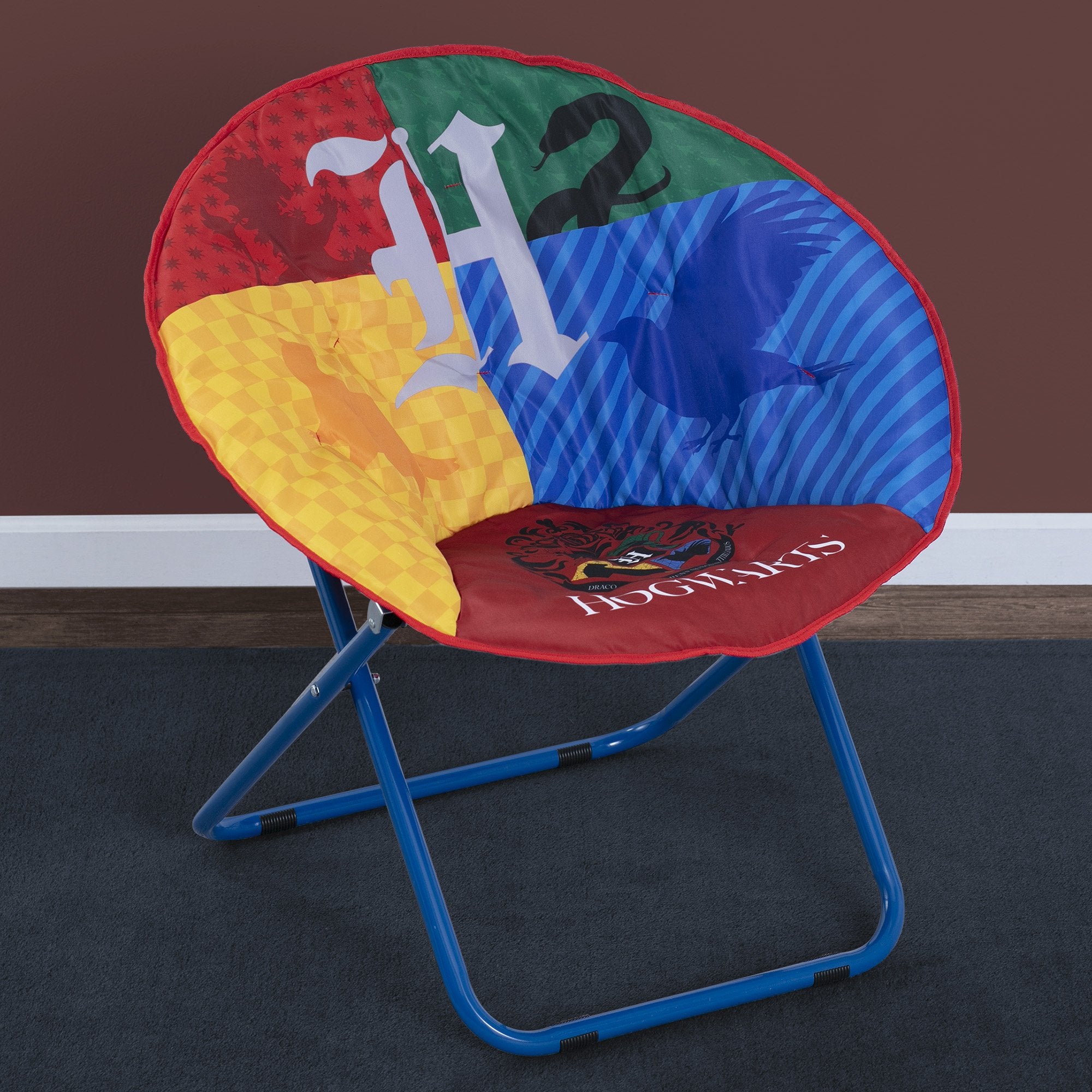 Harry Potter Themed Saucer Chair for Kids, Teens & Adults - Cozy Reading Nook & Gaming Seat for Bedroom, Dorm Room or Playroom
