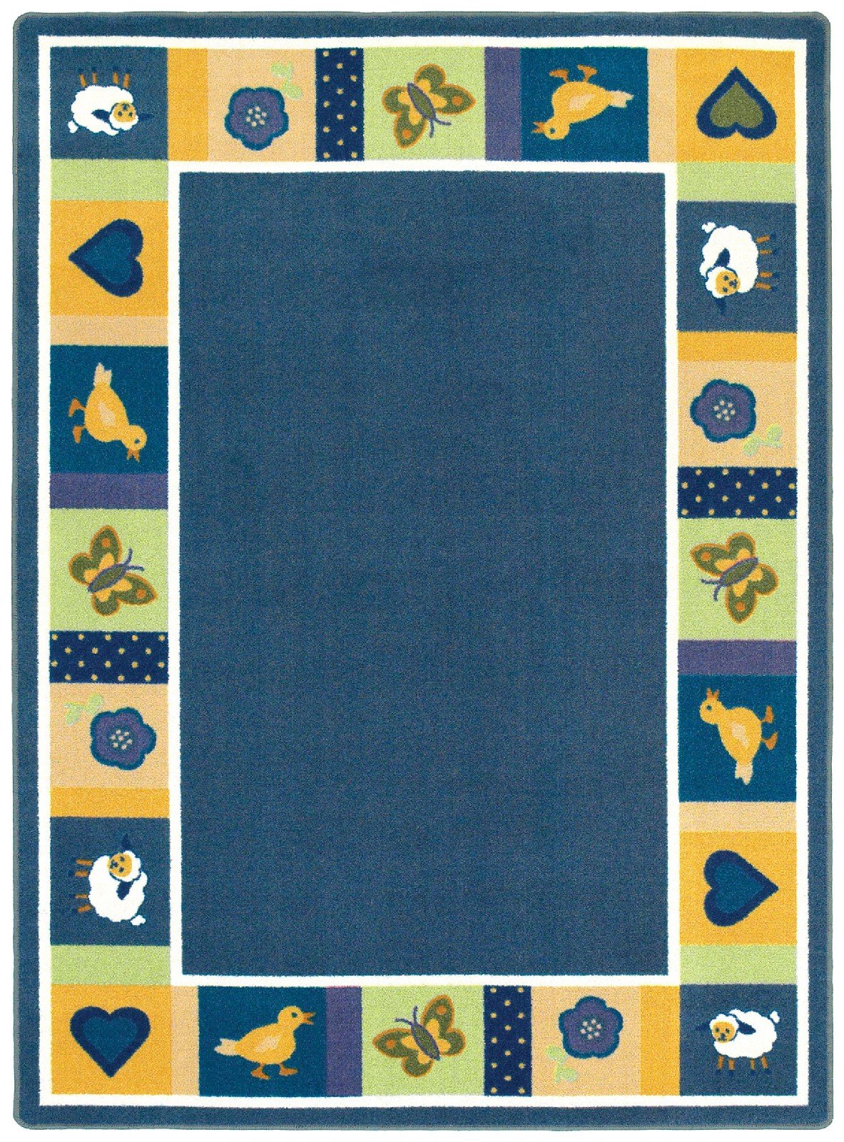 Soft and Safe Just for Kids Baby Bold Playroom Rug 3'10