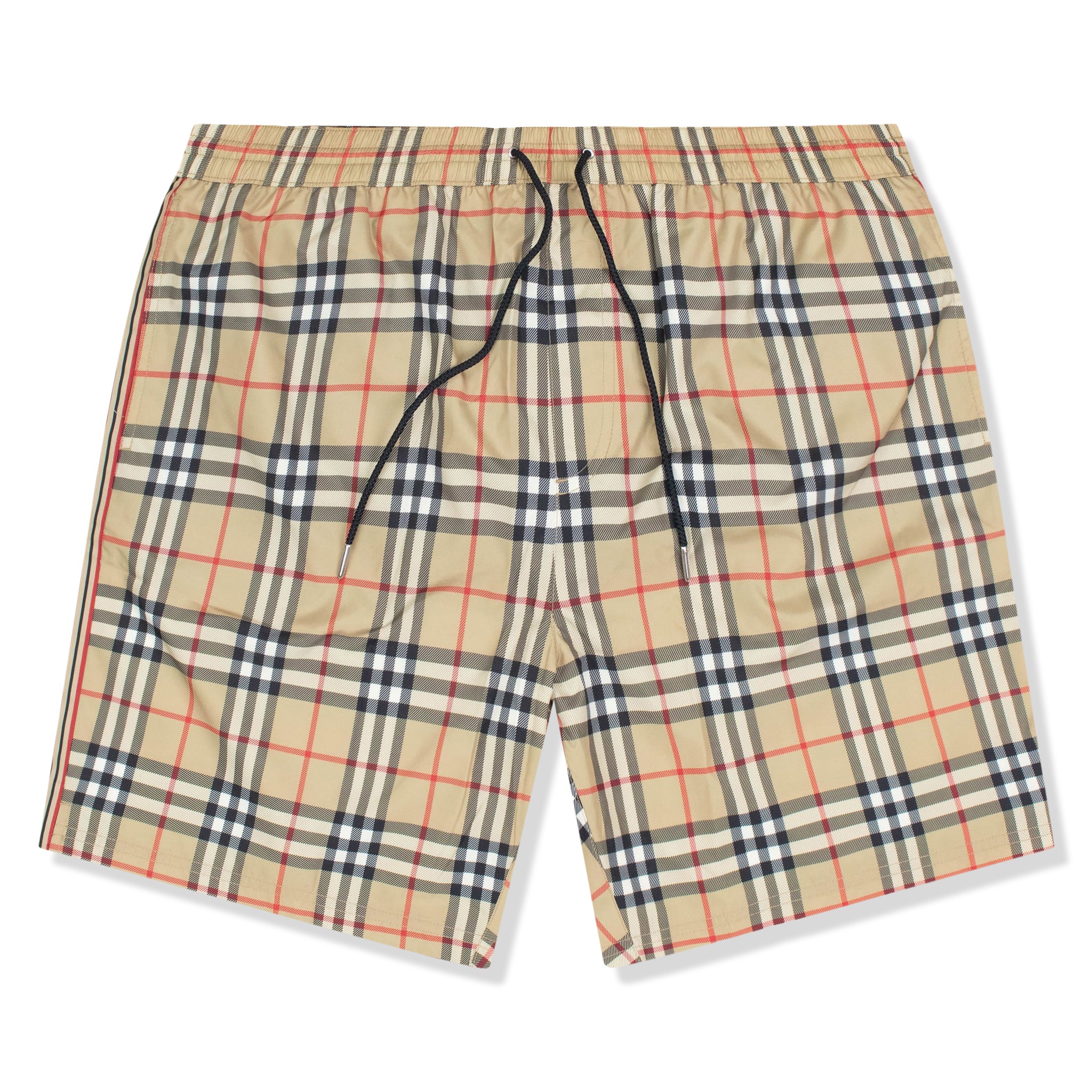Burberry Vintage Check Swim Shorts for Men - Classic Plaid Swimwear with Quick-Dry Fabric - Perfect for Beach, Pool, and Summer Vacations
