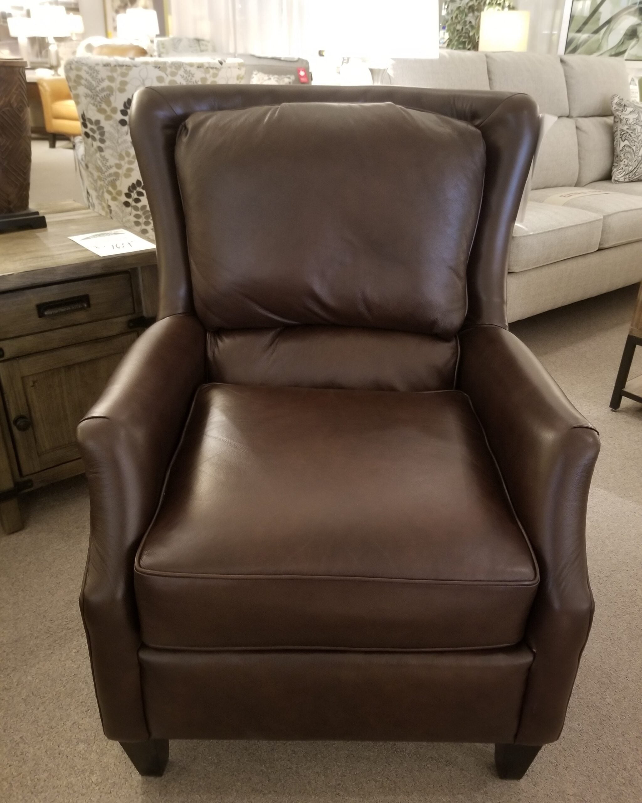Louis Genuine Leather High Back Office Chair - Ergonomic Executive Desk Chair for Home & Office Workspace