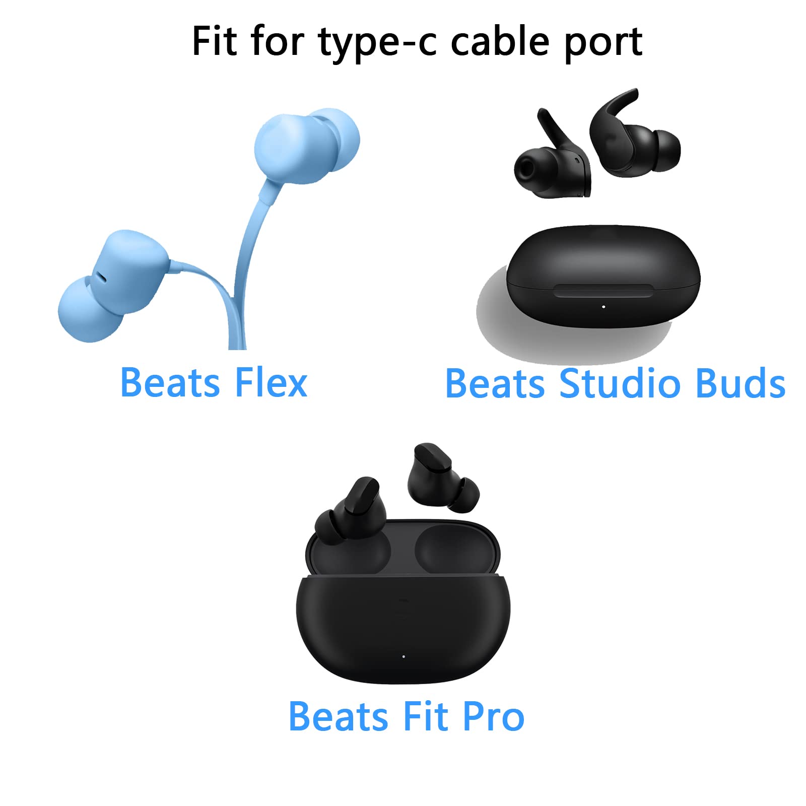 5Ft USB C Cable for Beats Headphones - Fast Charging Cord Compatible with Beats Flex, Studio Buds+, Fit Pro, Studio Pro - Perfect for Travel, Workout & Daily Use