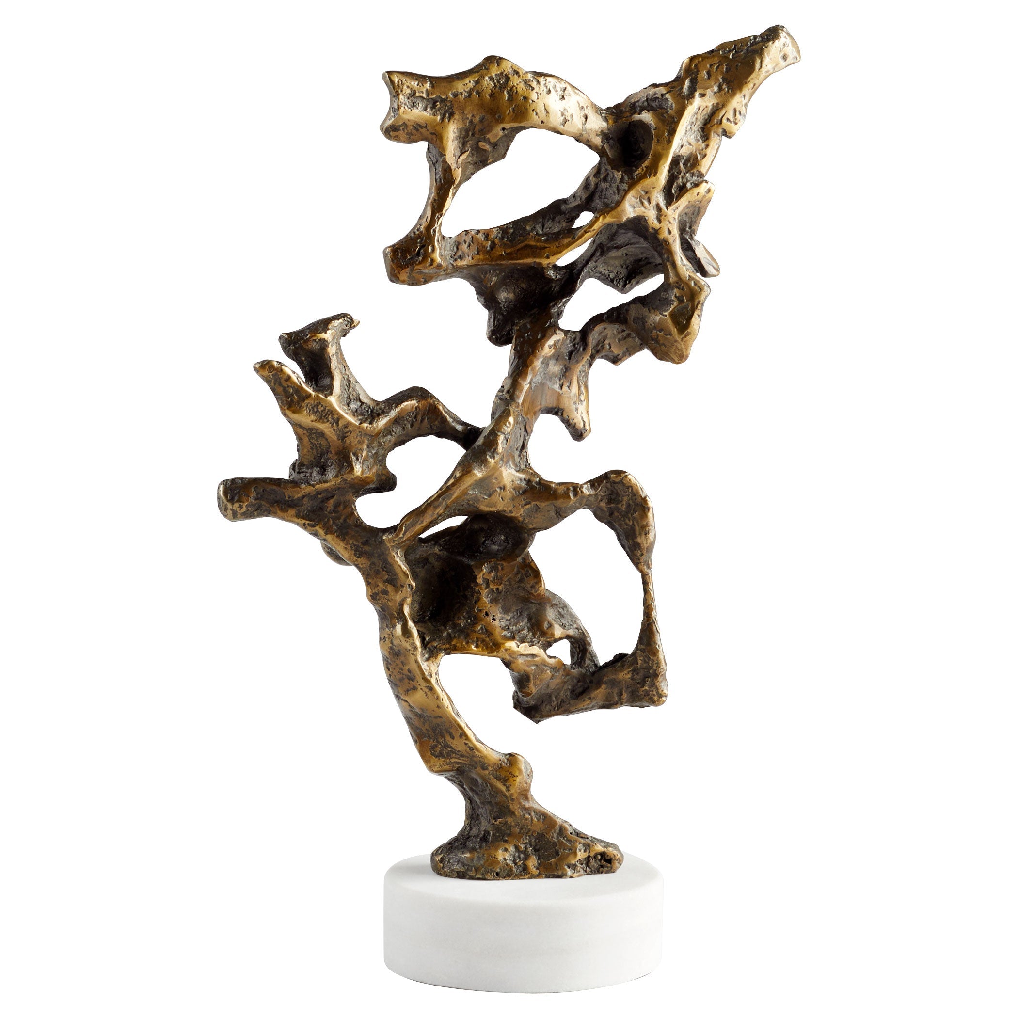 Cyan Design 11462 Tumultus Sculpture - Handcrafted Bronze Art Statue for Home Decor, Office & Garden | Modern Abstract Sculpture for Living Room, Bookshelf & Outdoor Spaces