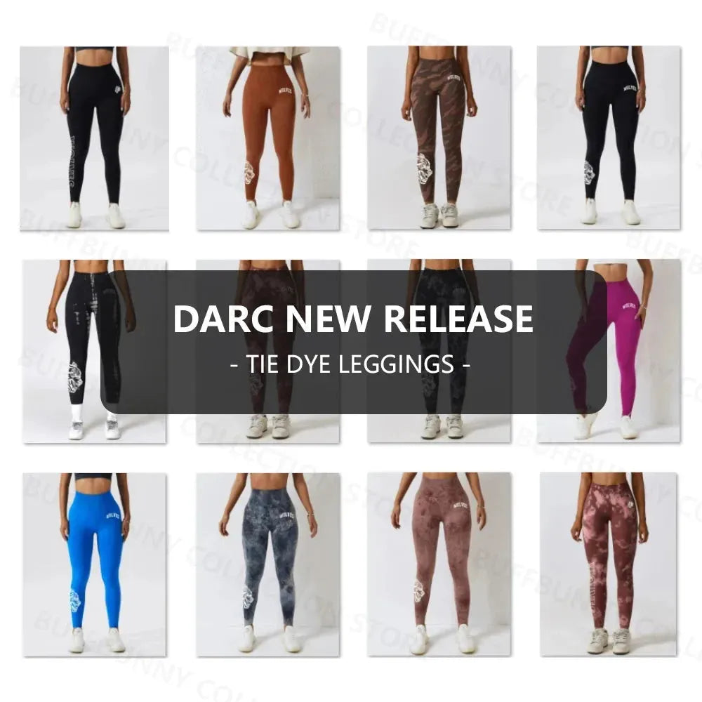 She Darc Women's High Waist Yoga Pants - Elastic Workout Leggings for Gym, Running & Fitness - Breathable Tights for Yoga, Training & Activewear