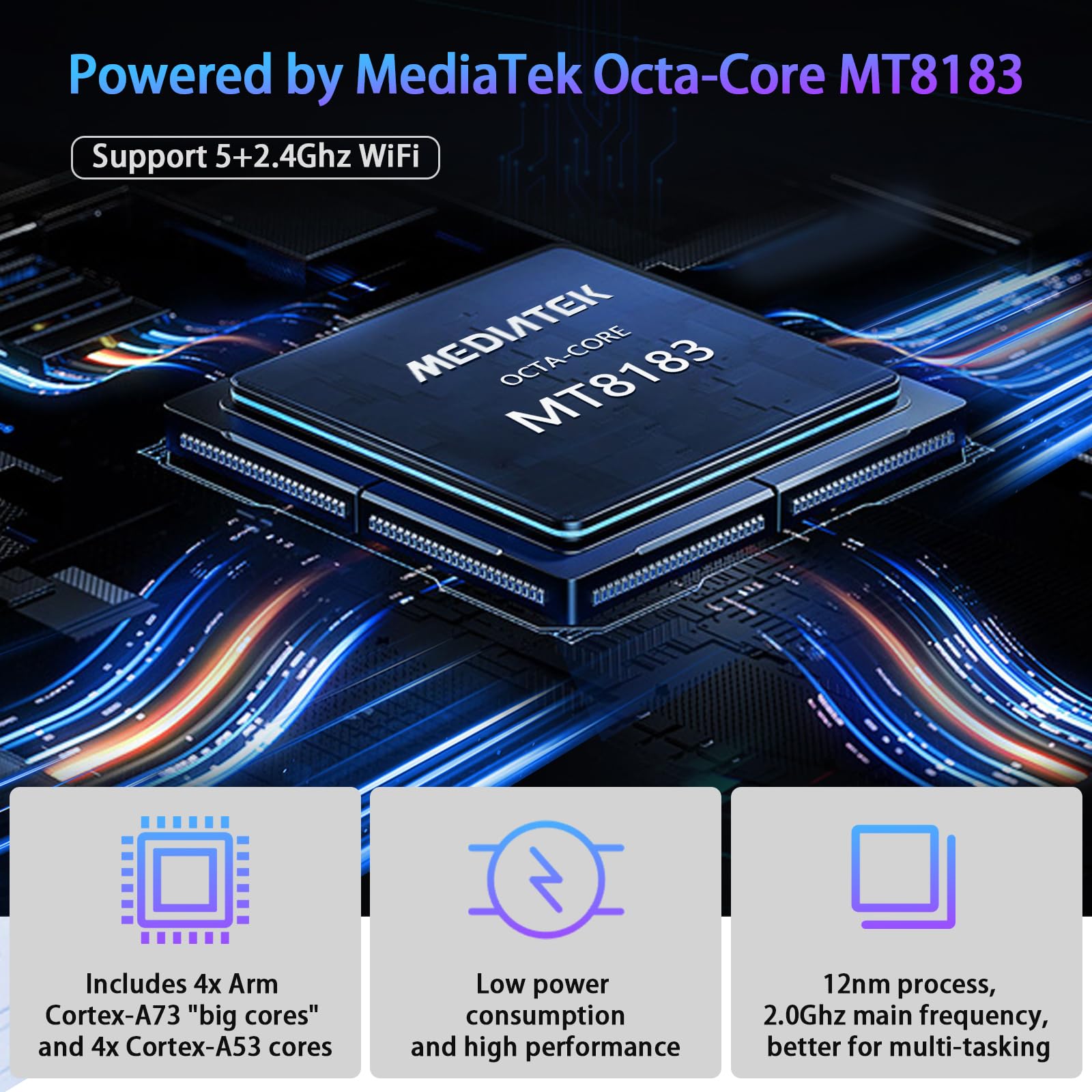 2025 Latest 10 Inch Android 13 Tablet - 128GB ROM + 16GB RAM (8+8 Virtual), 2-in-1 Laptop with Keyboard, Octa-Core Processor & 13MP Camera, 1TB Expandable Storage, FHD IPS Display - Perfect for Work, Study & Entertainment