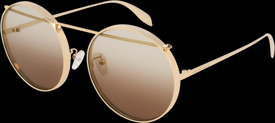 Alexander McQueen AM0137SA Sunglasses - Luxury Designer Shades for Men & Women - UV Protection & Polarized Lenses - Perfect for Outdoor Activities, Travel & Fashion Statements