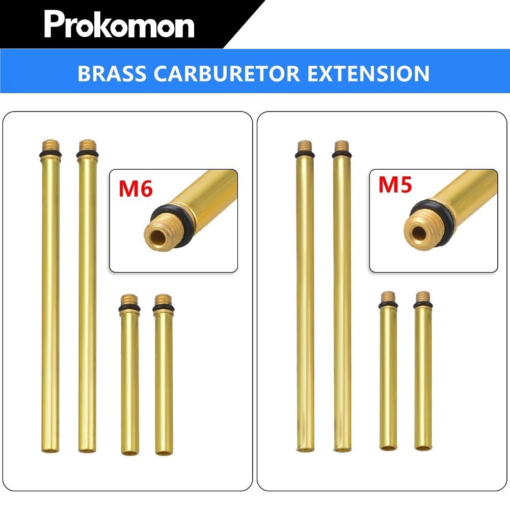 Prokomon 4-Gauge Motorcycle Carburetor Synchronizer Tool - Vacuum Carb Sync Tool for 2 & 4 Cylinder Engines - Perfect for Motorcycle Maintenance & Performance Tuning