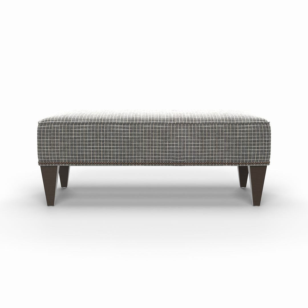 Medium Rectangular Ottoman - Soft Upholstered Storage Bench with Lift Top, Modern Living Room Footrest & Extra Seating - Perfect for Small Spaces, Bedroom, Dorm, or Entryway