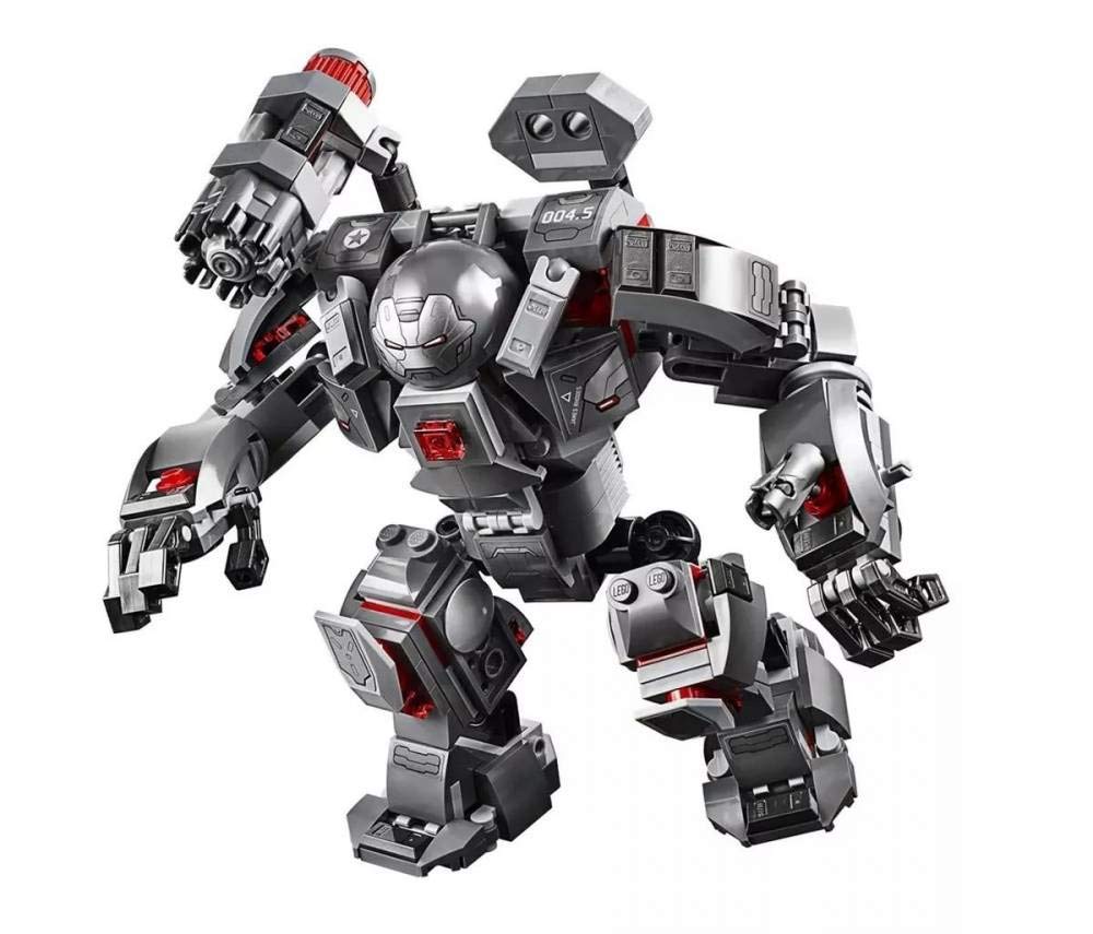 LEGO Marvel Avengers War Machine Buster 76124 Building Kit (362 Pieces) - Superhero Toy for Kids & Collectors - Perfect for Playtime, Gifts & Display