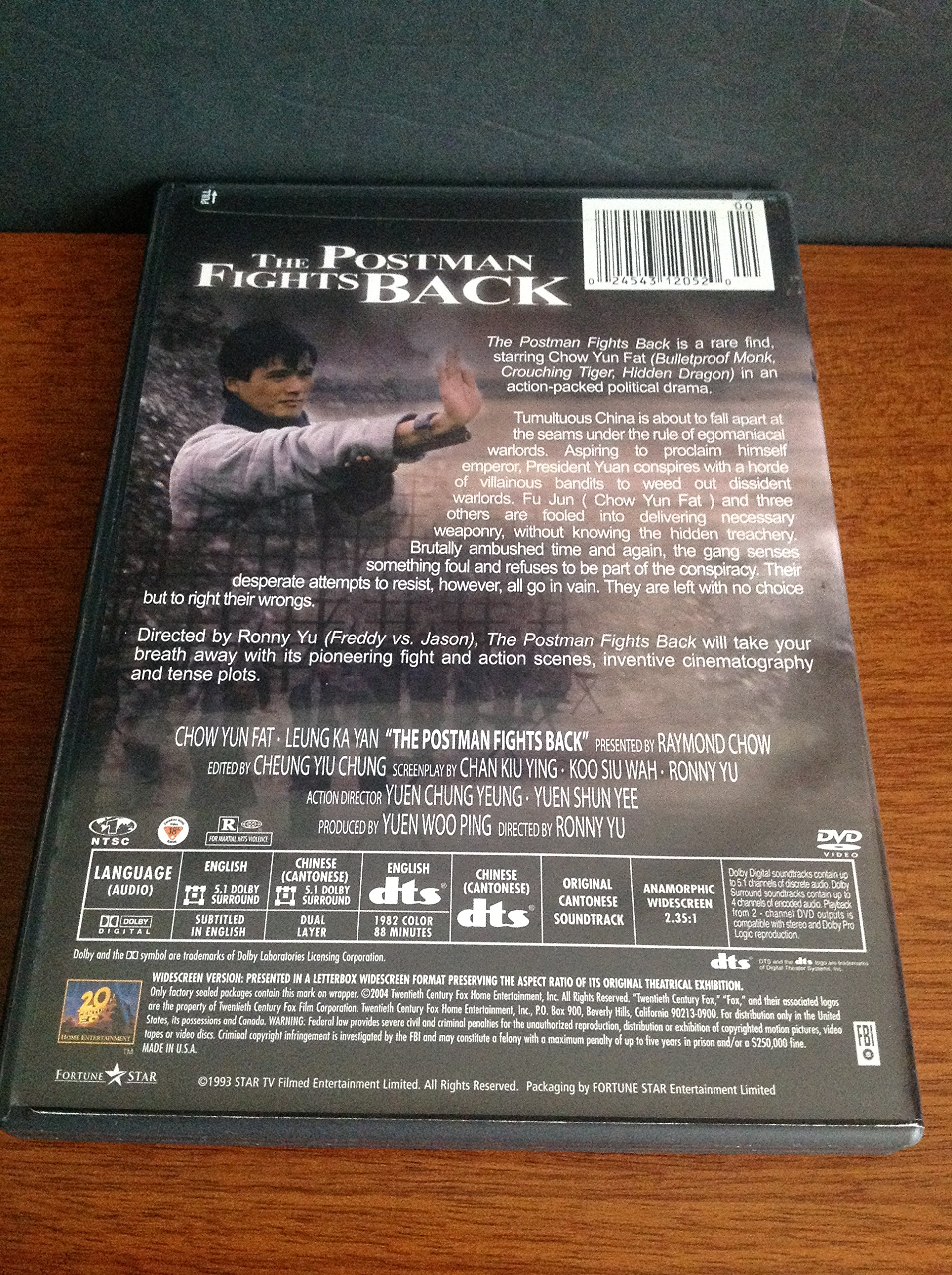 The Postman Fights Back [DVD] - Action Movie, Kevin Costner, Post-Apocalyptic Adventure - Perfect for Movie Nights & Dystopian Film Lovers