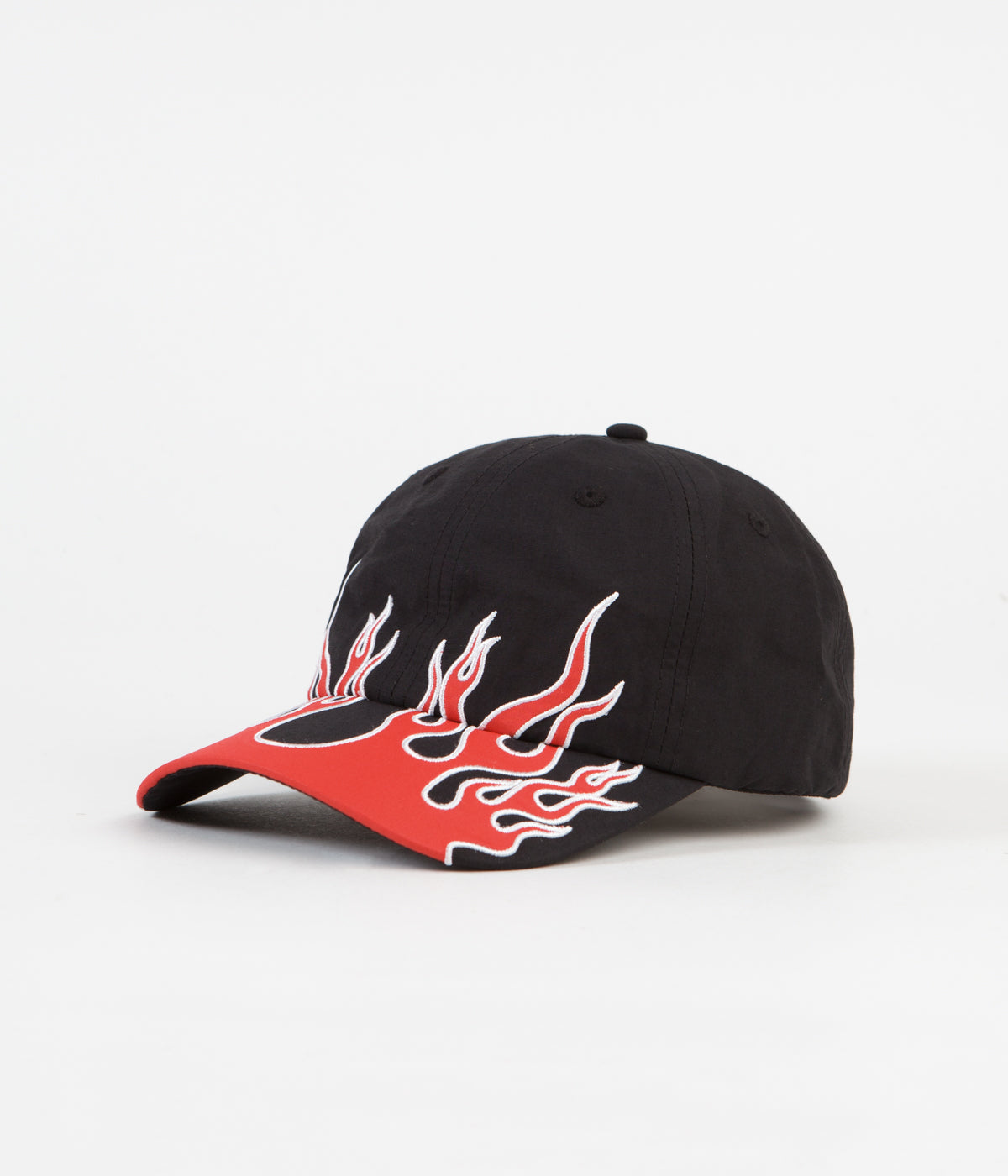 Butter Goods Flame Cap - Black Snapback Hat for Men & Women | Stylish Streetwear Accessory for Urban Fashion & Outdoor Activities