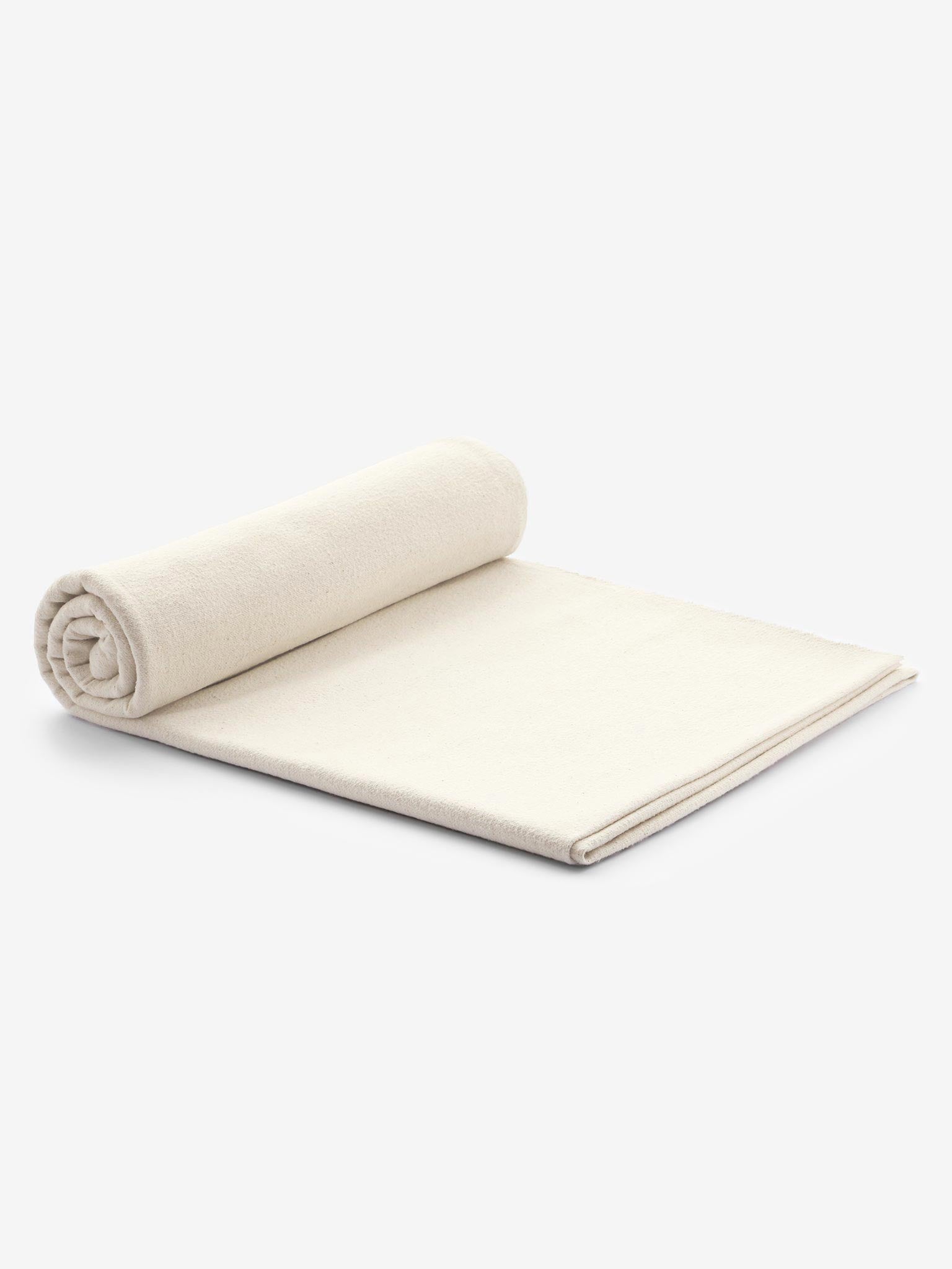 Organic Cotton Yoga Blanket for Meditation & Relaxation - Eco-Friendly & Breathable - Perfect for Yoga Studios, Home Practice & Outdoor Retreats