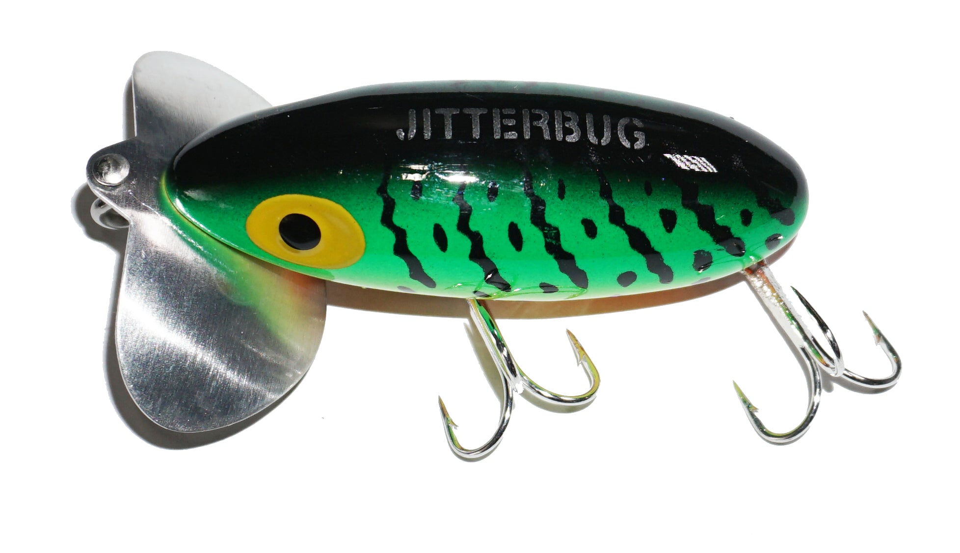Arbogast Jitterbug Topwater Fishing Lure - Bass Fishing Bait with Realistic Action - Perfect for Freshwater Lakes and Rivers