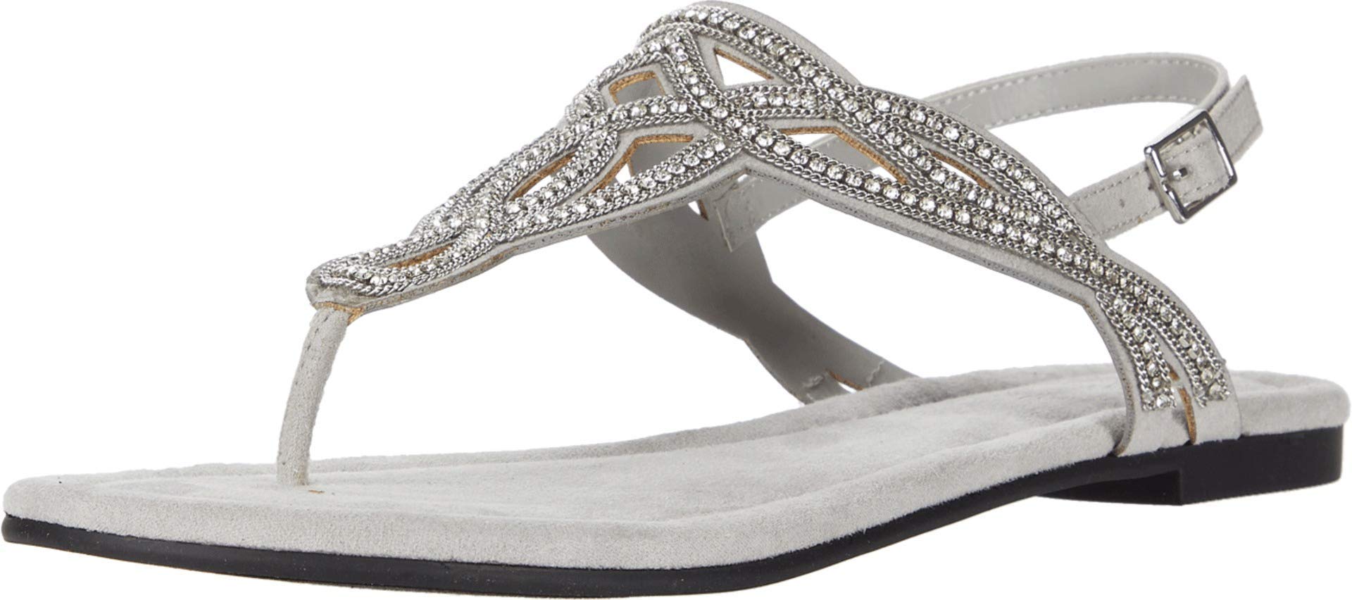 Bandolino Women's Comfortable Flat Sandals - Breathable Summer Casual Shoes for Walking, Beach & Vacation Wear