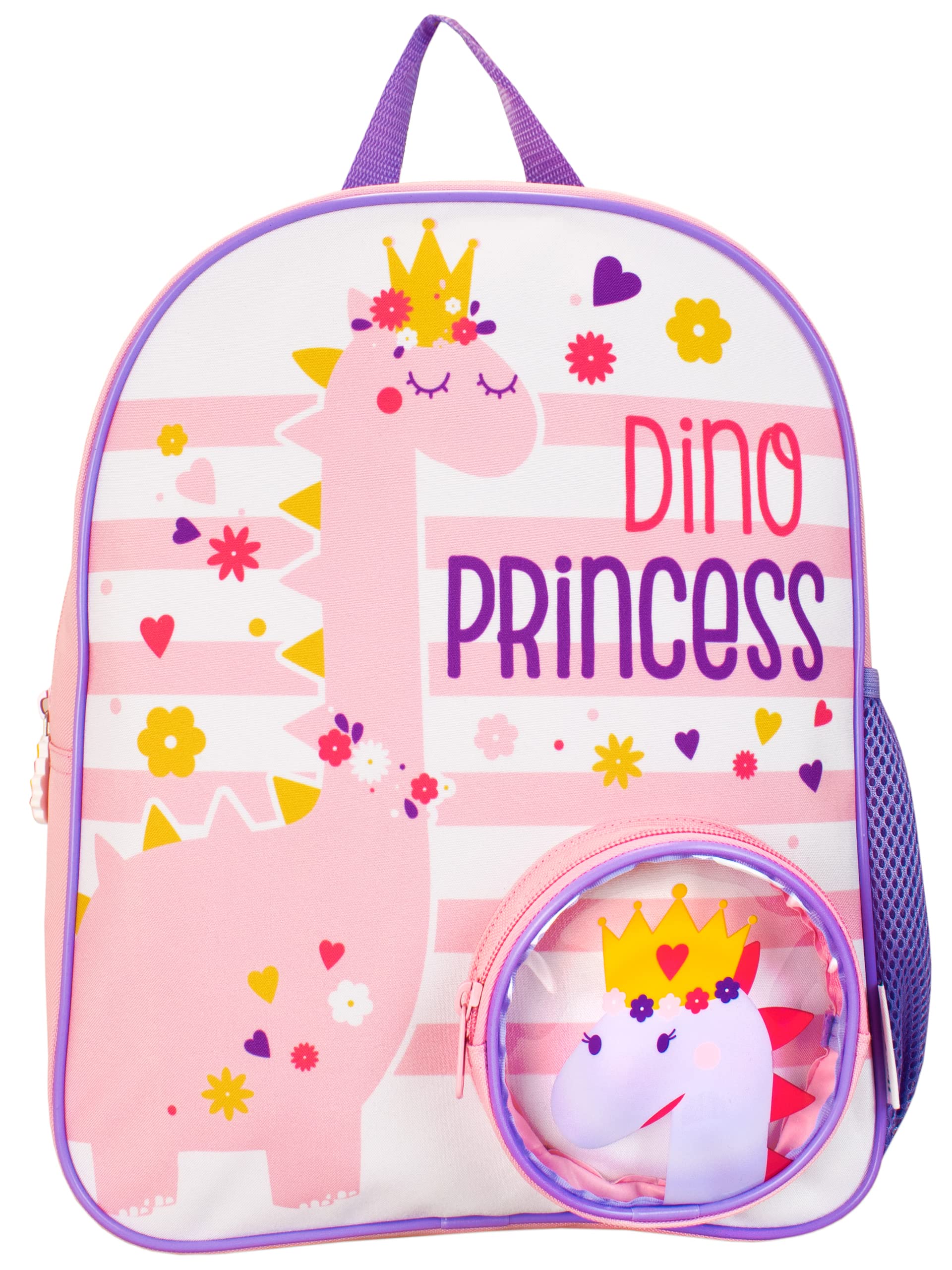 Harry Bear Kids Backpack Pink Dinosaur - Cute School Bag for Boys & Girls, Perfect for Preschool, Daycare & Outdoor Adventures