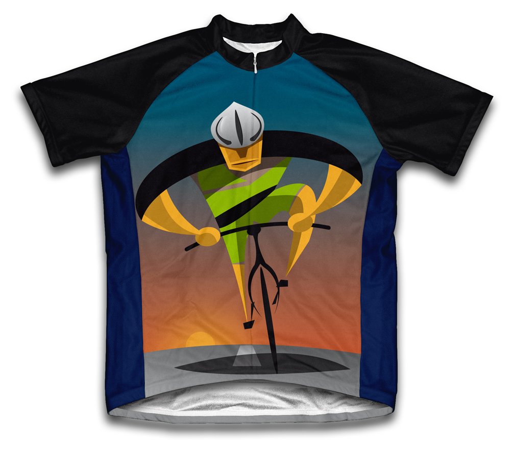 ScudoPro Men's Breathable Quick-Dry Short Sleeve Cycling Jersey - Lightweight Performance Bike Shirt for Road & Mountain Biking | Ideal for Training, Racing & Outdoor Sports