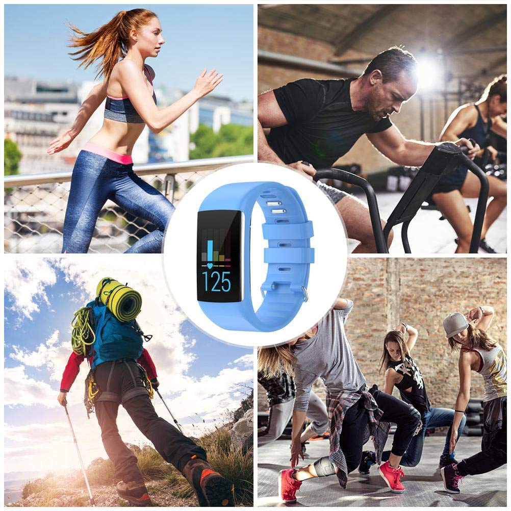 Premium Silicone Watch Bands Replacement for Polar A360 & A370 - Soft, Comfortable & Durable Watch Strap - Ideal for Fitness Tracking, Workouts & Everyday Wear