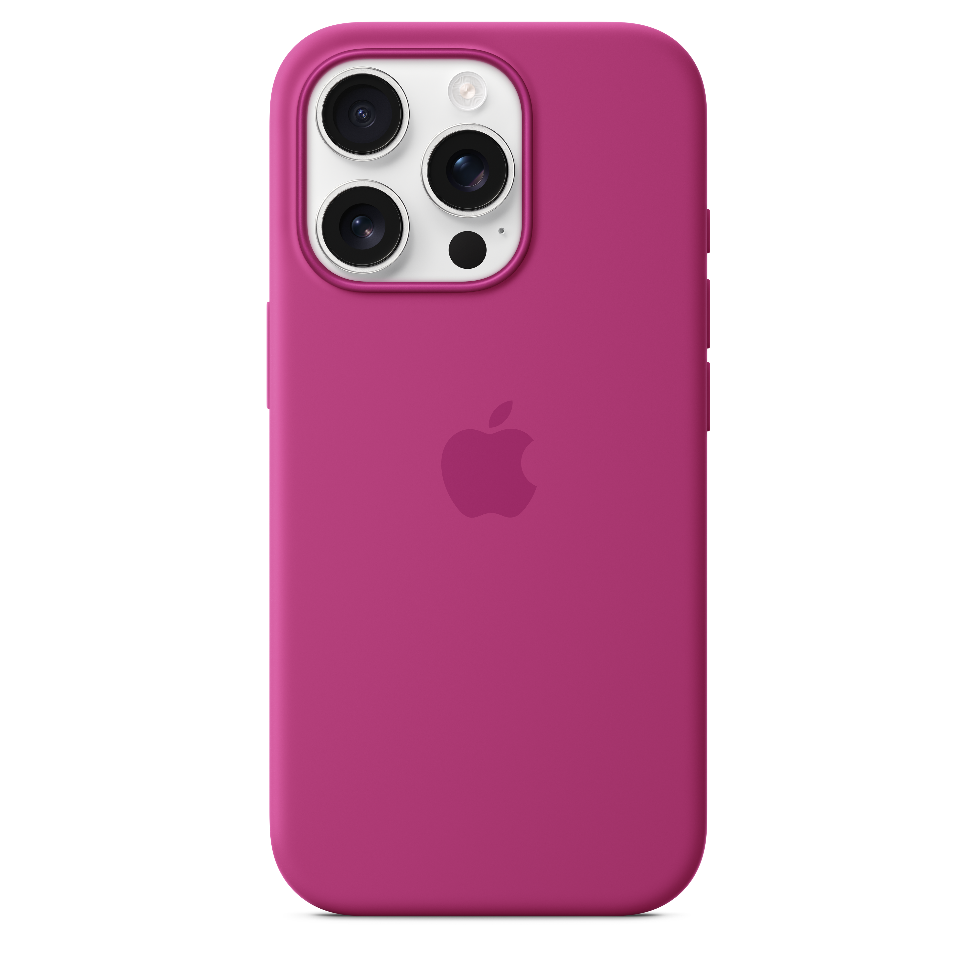 Magnetic Silicone Case with MagSafe for iPhone 16 Pro - Pink | Slim Protective Cover for Everyday Use & Wireless Charging