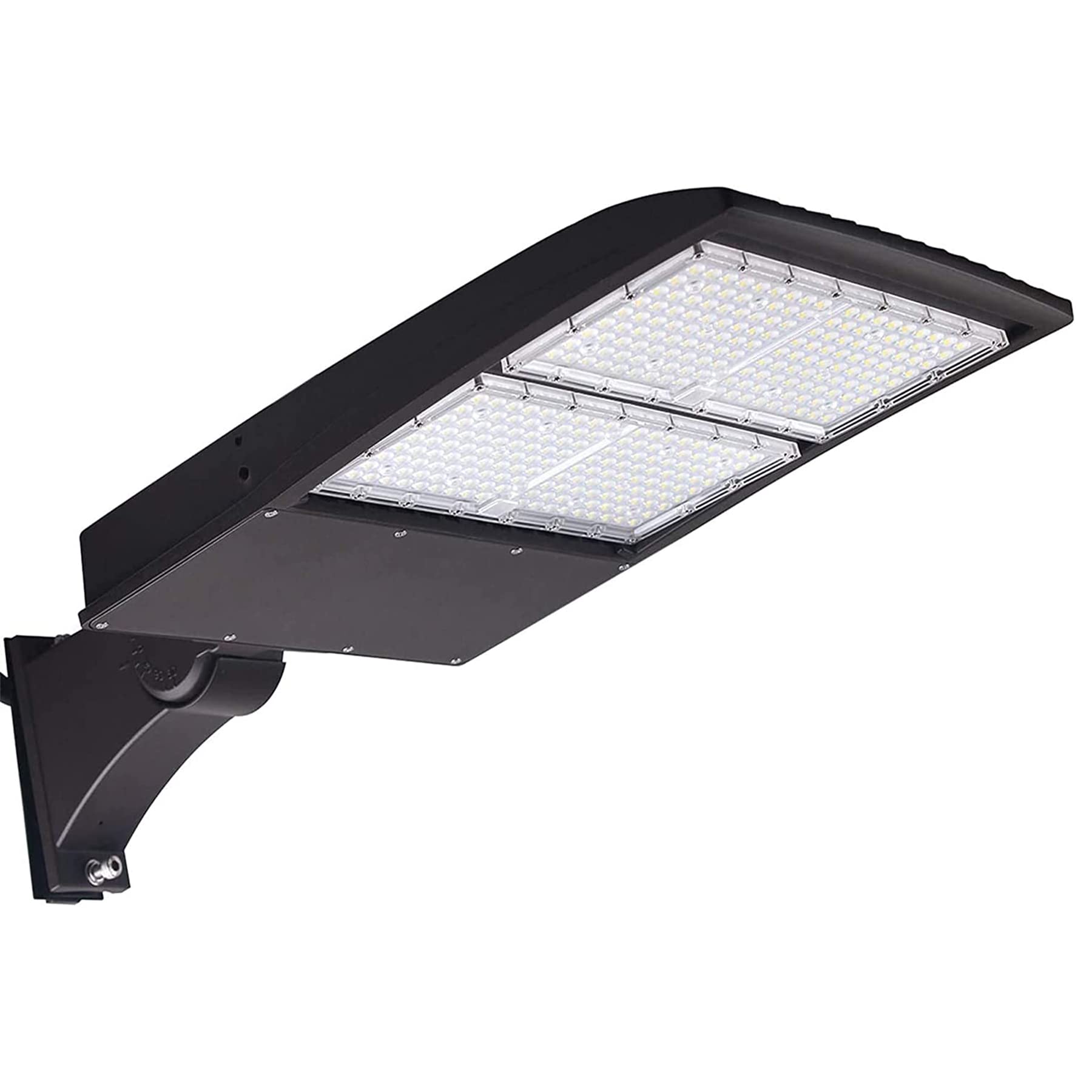 300W LED Shoebox Light 5000K 42000LM Dimmable 1-10V, UL DLC Approved Waterproof Outdoor Street Light with Surge Protector - Perfect for Parking Lots, Football/Tennis Courts, Warehouses & Gas Stations (100-277V)
