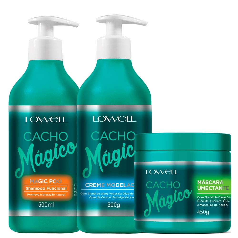 Magic Curl Shampoo, Styling Cream & Hydrating Mask for Curly Hair - Salon-Quality Hair Care for Defined Curls & Frizz Control at Home