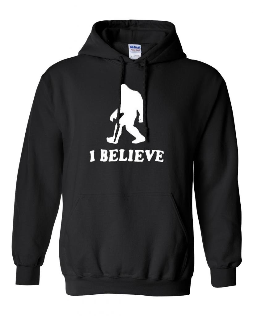 Funny Bigfoot Yeti Sasquatch Hoodie - I Believe City Shirts | Cozy Pullover Sweatshirt for Outdoor Adventures & Casual Wear