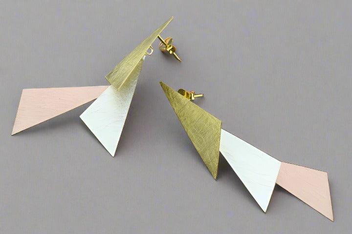 Asteria Stud Earrings for Women - Sterling Silver, Gold & Rose Gold - Perfect for Everyday Wear, Parties & Gifts