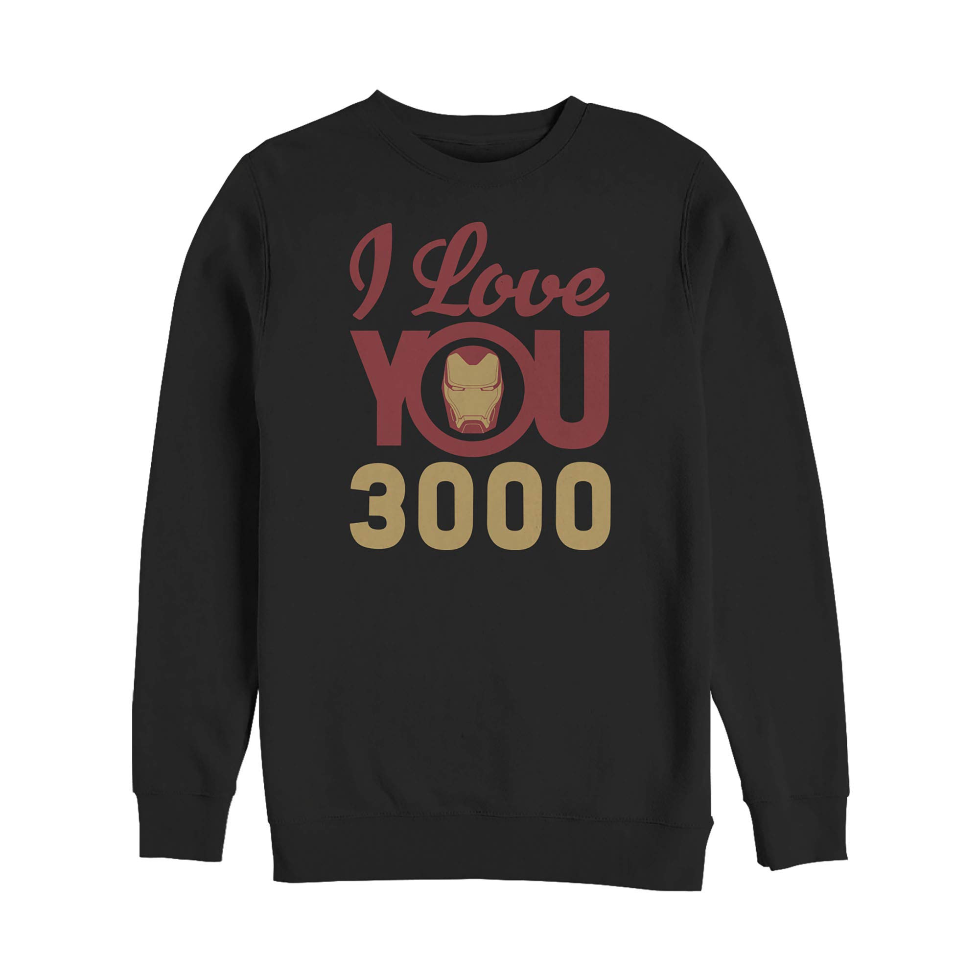 Marvel Iron Man Love 3000 Graphic Sweatshirt for Men - Cool Superhero Hoodie for Casual Wear, Gifts & Marvel Fans