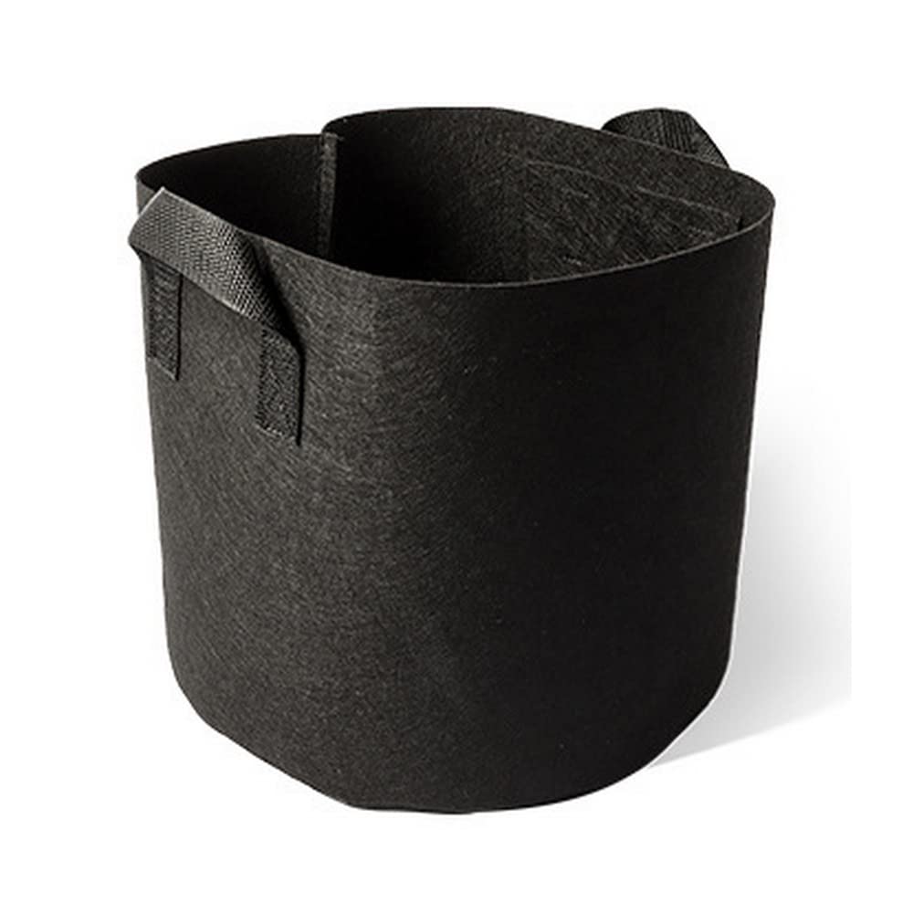15-Pack 3 Gallon Aeration Fabric Grow Bags for Vegetables, Flowers & Plants - Breathable Pots with Handles for Indoor/Outdoor Gardening, Balcony & Raised Bed Planting
