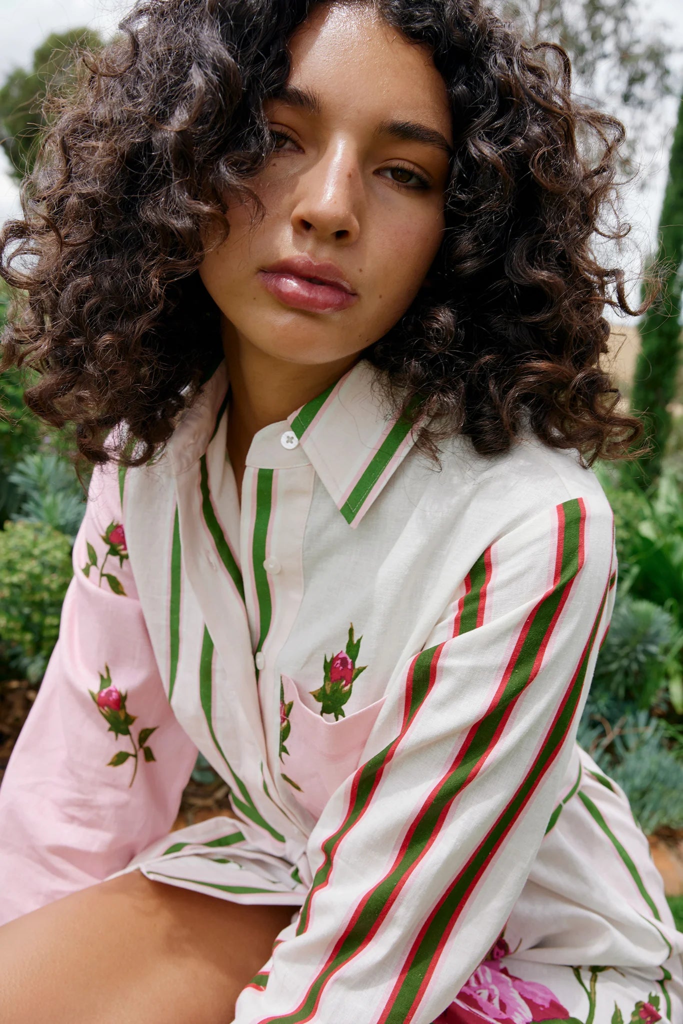 Vintage Floral Demi Dress in Antique Rose - Perfect for Weddings, Parties & Special Occasions