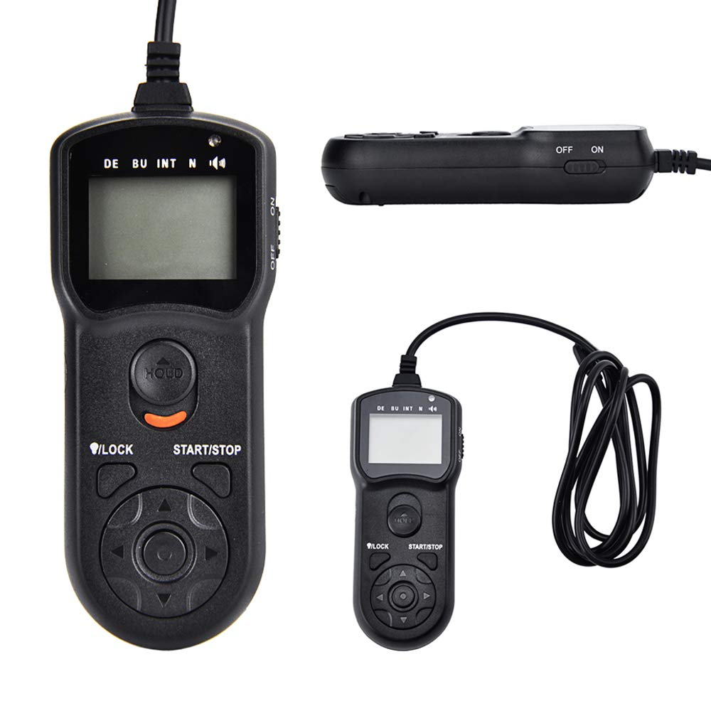 JJC Digital Timer Remote Shutter Cord for Olympus E-M1 Mark II | Replacement for RM-CB2 | Perfect for Time-Lapse Photography & Group Shots
