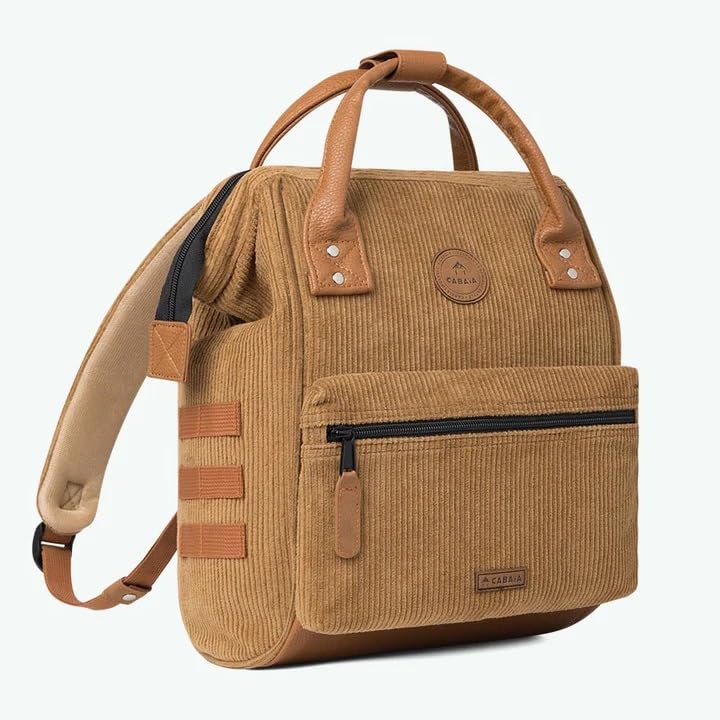 CABAIA Waterproof Backpack with 2 Pockets - Lifetime Warranty - Stylish Unisex Laptop Bag for Men & Women - Perfect for School, Travel & Business - Vegan Certified - Ideal for Commuting, College & Office Use