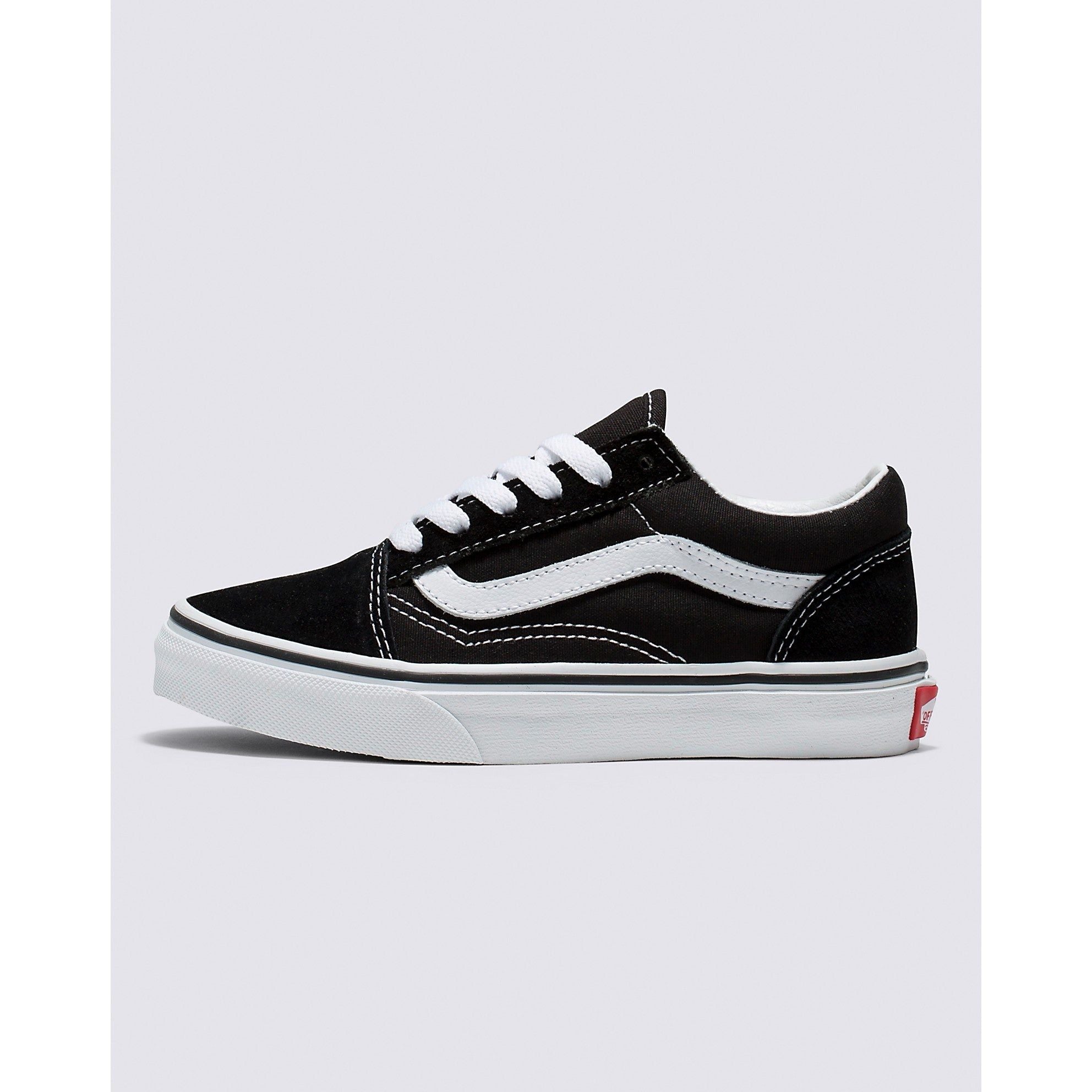 Vans Kids Old Skool Skate Shoes for Boys & Girls - Classic Black & White Sneakers for School, Play & Everyday Wear