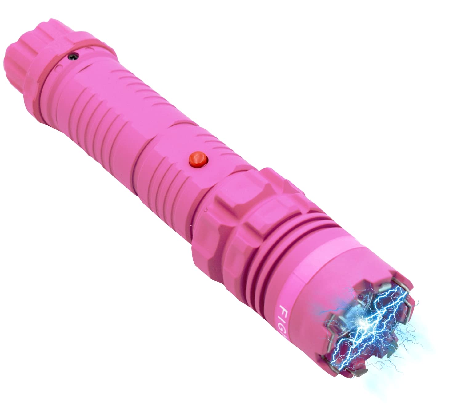 FIGHTSENSE Heavy Duty Flashlight Stun Gun - 10 Million Volt Police Grade Stun Gun with Rechargeable Battery & 3-Mode Bright LED Flashlight - Perfect for Self Defense, Home Security, and Outdoor Protection