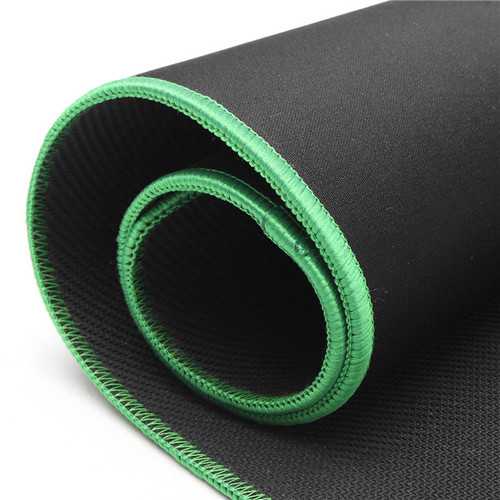 600x300x2mm Black Non-Slip Natural Rubber Desk Mat - Waterproof Keyboard & Mouse Pad for Office, Gaming & Home Workspace