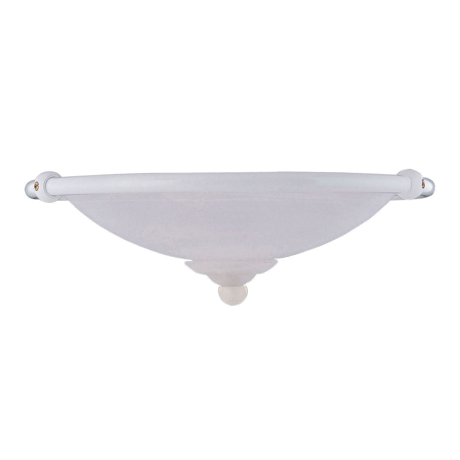 Concord Fans 3-Light White Finish Low Profile Ceiling Fan Light Kit - Perfect for Bedroom, Living Room, and Office Lighting