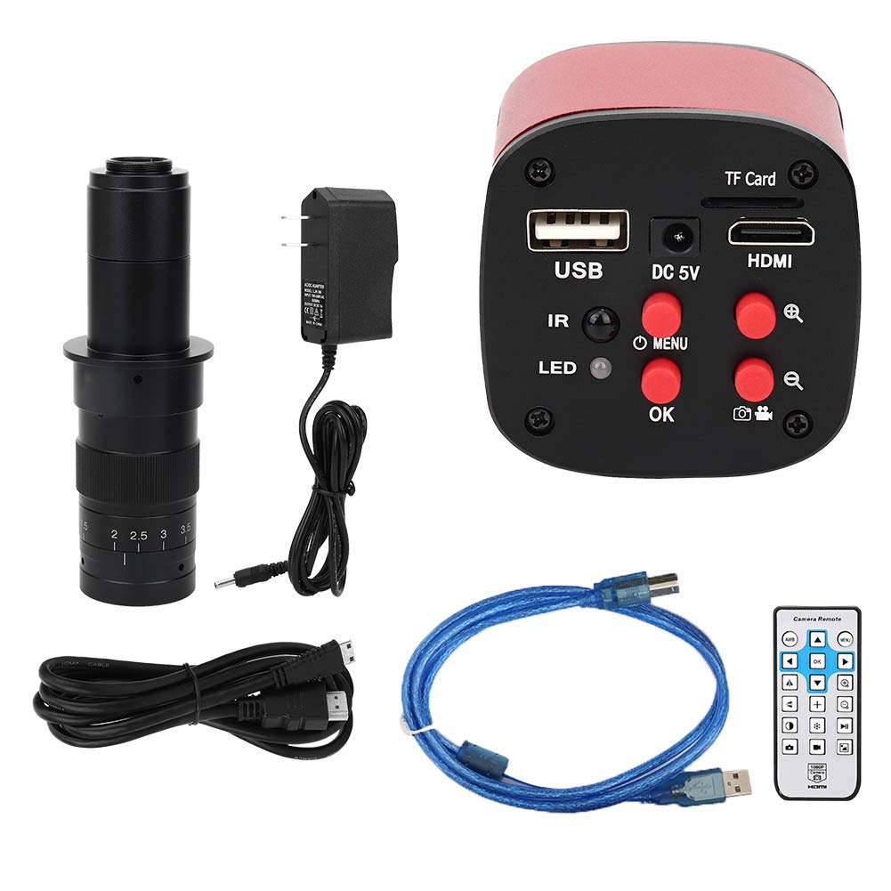 Digital Microscope Camera with US Plug (AC 100-240V) - High Magnification for Microelectronics, Watch Repair, Jewelry Inspection & Mold Analysis | Perfect for Hobbyists, Professionals & STEM Education