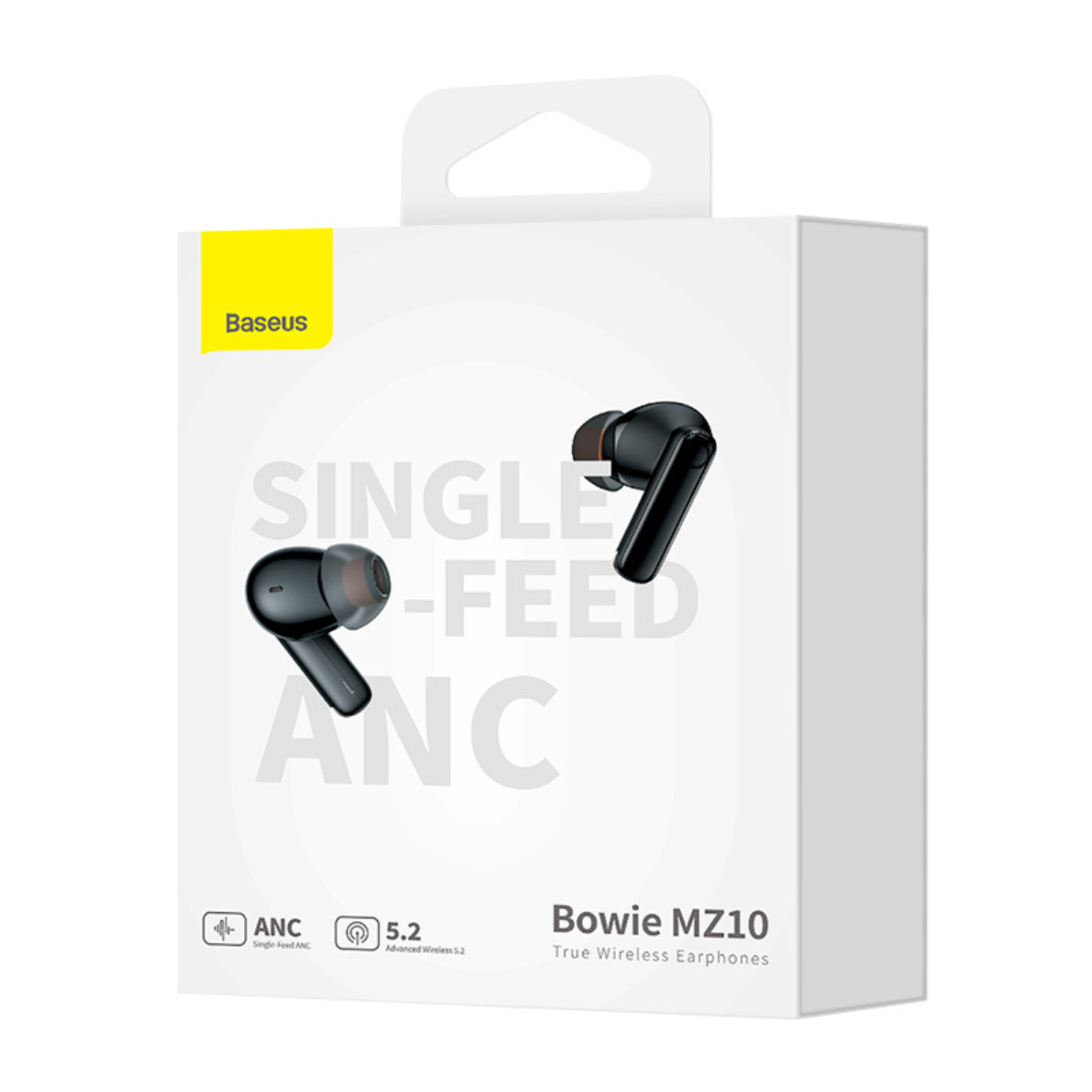 Baseus Bowie MZ10 Wireless Headphones with Active Noise Cancellation - Black | Perfect for Travel, Work & Gym