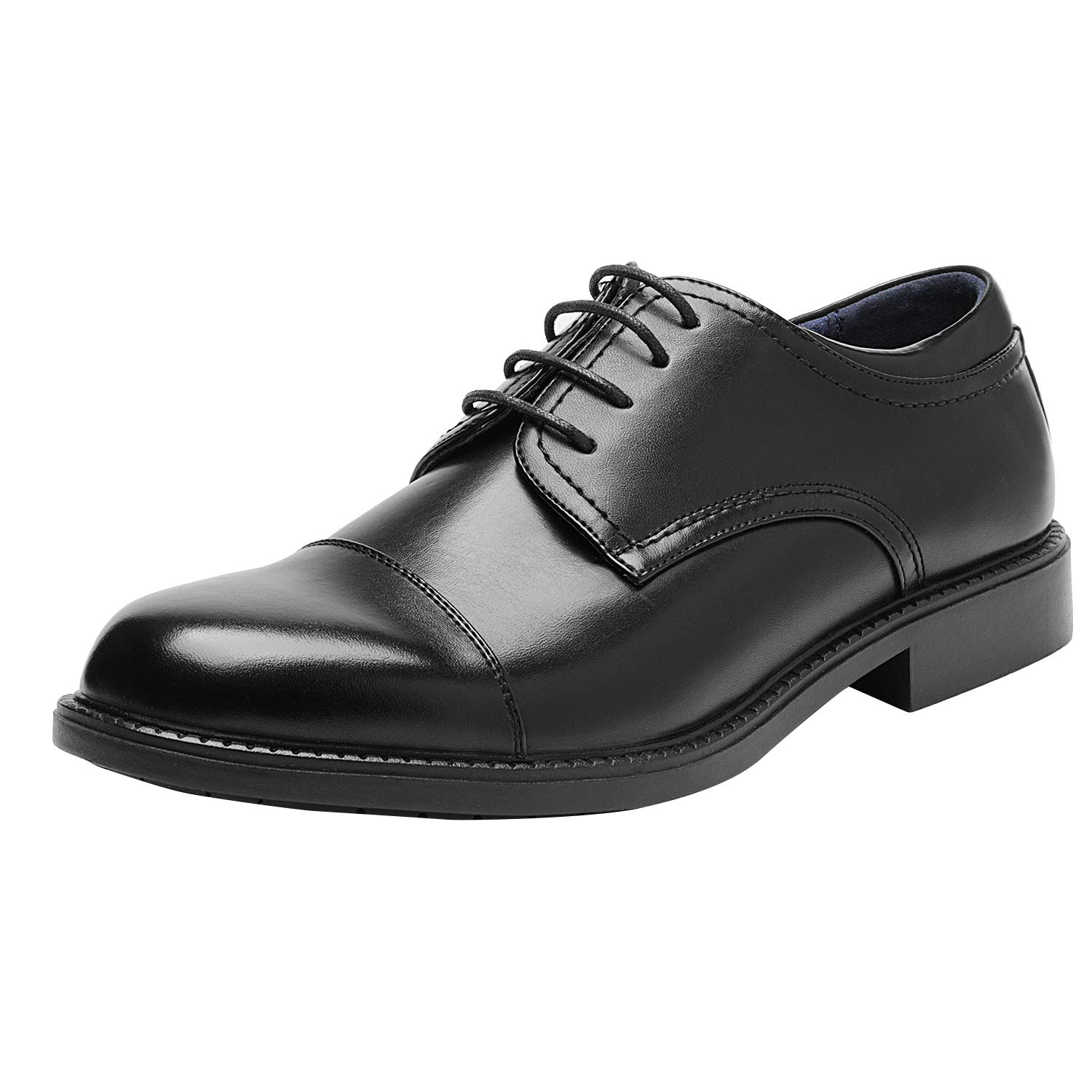 Bruno Marc Men's Classic Oxford Dress Shoes - Lace Up Formal Cap Toe Business Shoes for Office, Wedding & Special Occasions