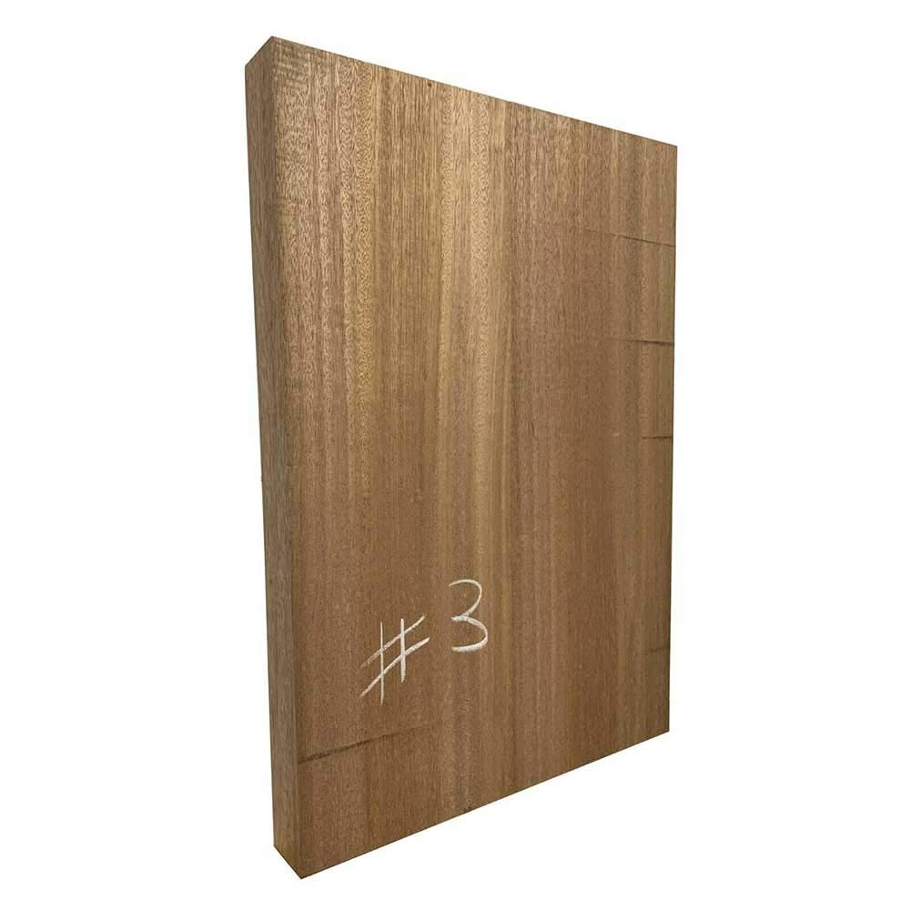 Exotic Explorer Electric Guitar Body Blank - Premium African Mahogany Wood for Luthiers & DIY Guitar Builders - Perfect for Custom Electric Guitar Projects & Professional Instrument Making