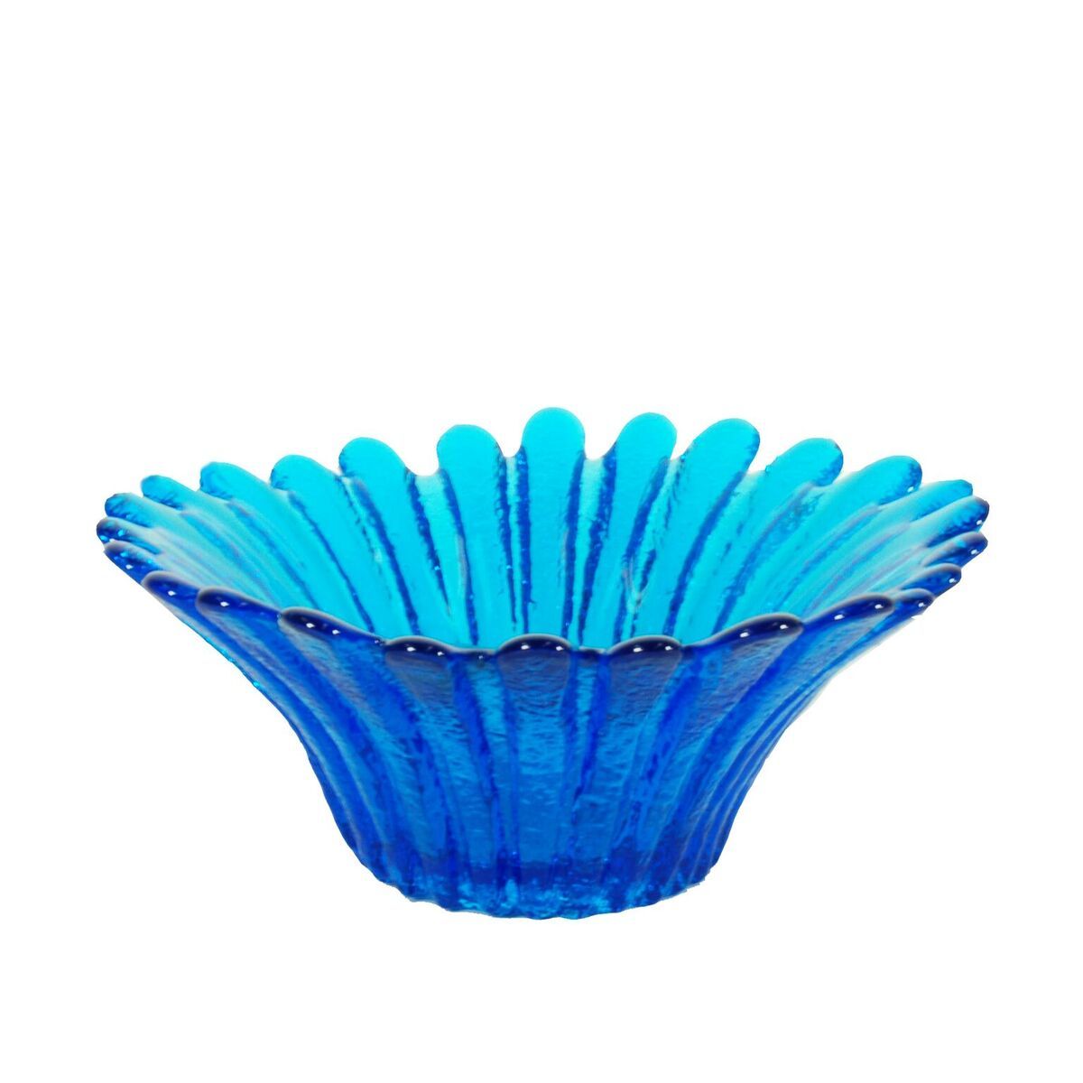 847S Small Daisy Bowl - Turquoise Ceramic Serving Dish for Salads, Desserts & Snacks | Perfect for Parties, Picnics & Home Decor