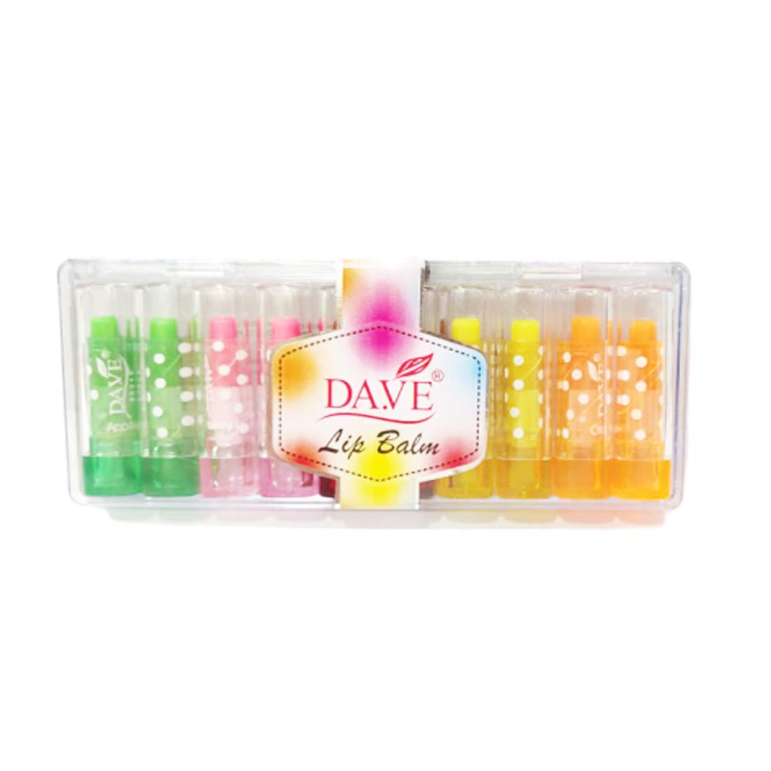 DA.VE New Trending Lip Balm Set of 10 (10g Each) - Moisturizing & Nourishing Lip Care for Dry Lips | Variety Pack with 10 Colors | Perfect for Daily Use, Gifts & Travel