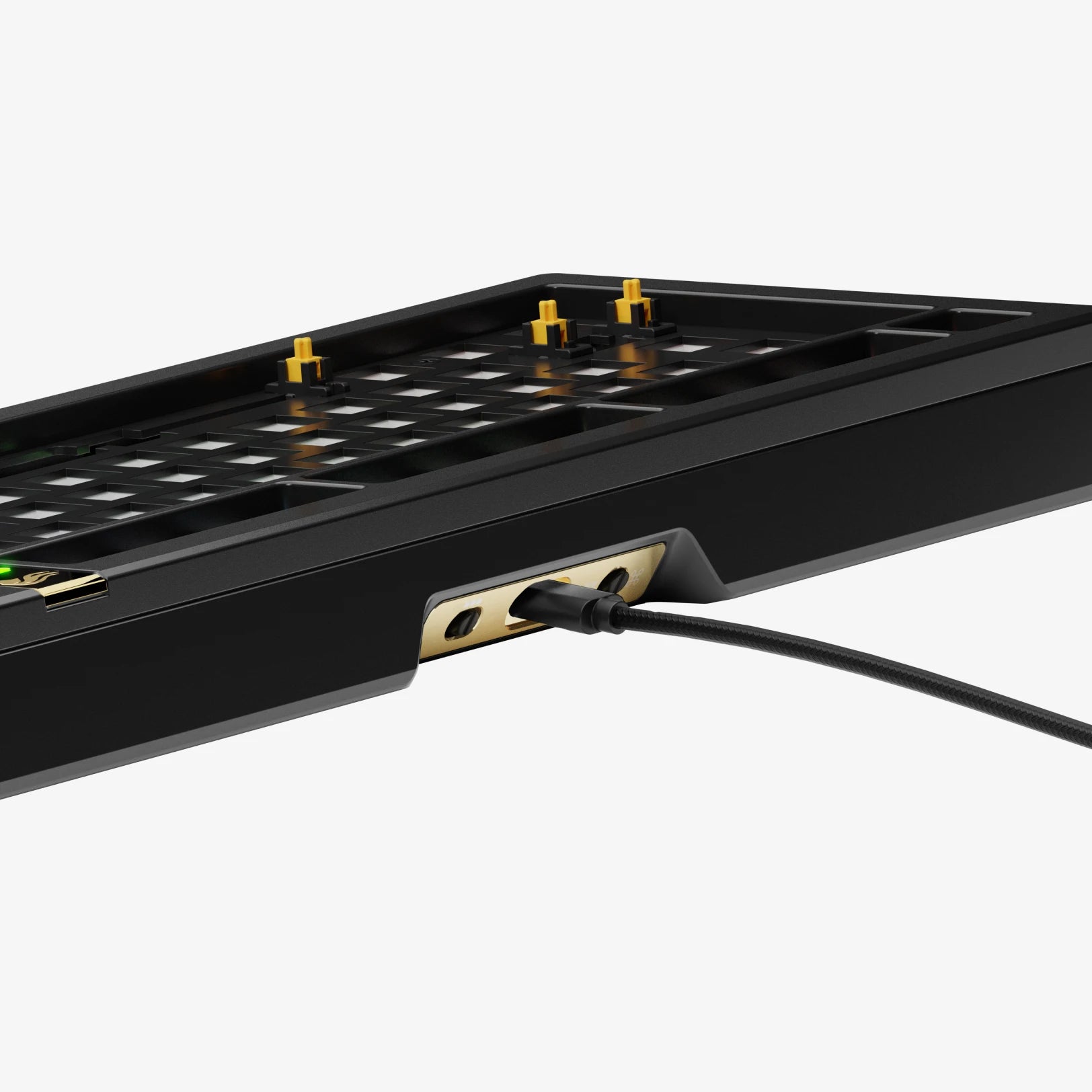 GMMK 3 PRO HE Barebones Mechanical Keyboard - 60% Hot-Swappable PCB, RGB Backlit, Aluminum Frame for Gaming & Typing - Perfect for Esports, Office Work & Programming