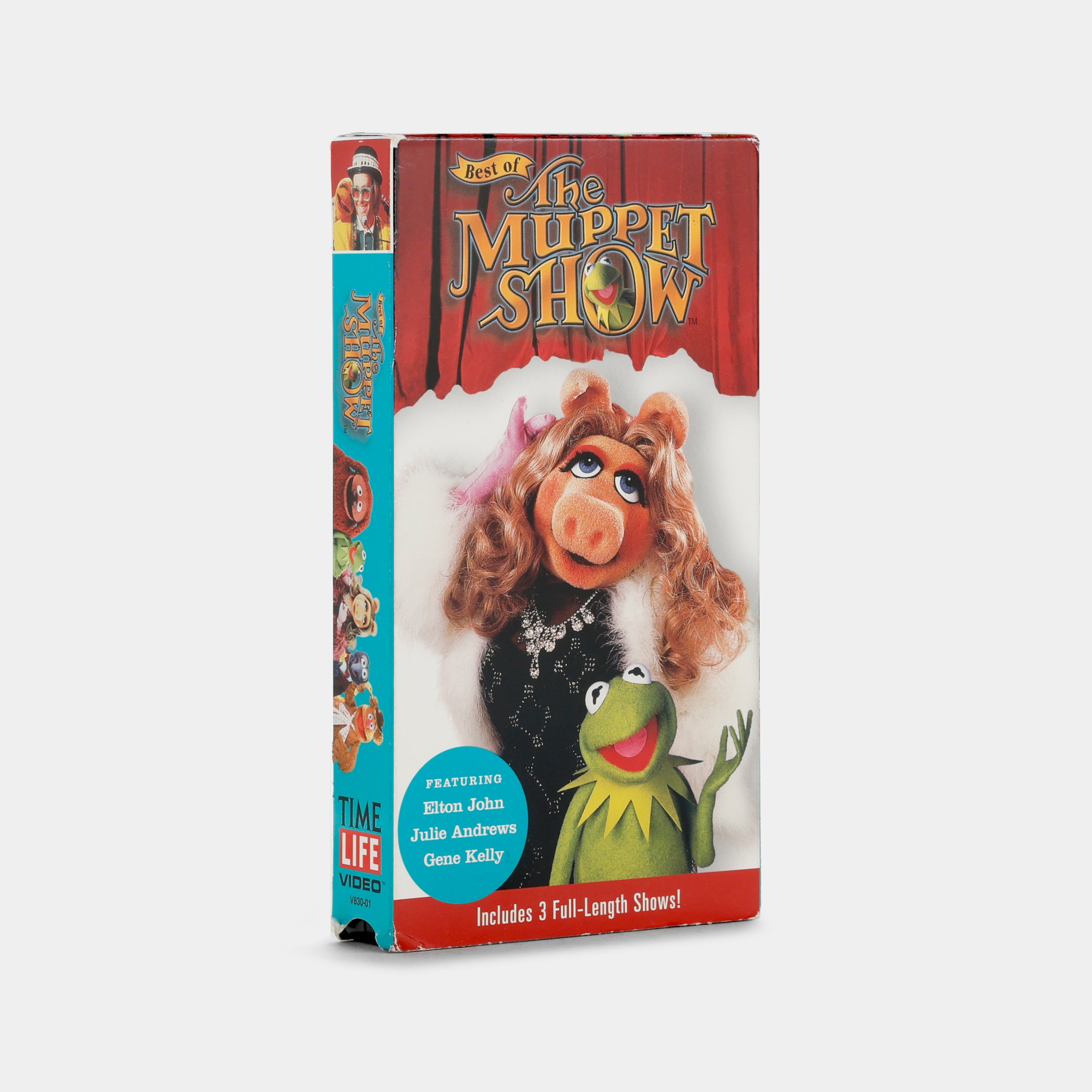 The Muppet Show VHS Tape with Elton John, Julie Andrews & Gene Kelly - Classic Comedy & Music for Family Movie Nights & 80s Nostalgia Collectors