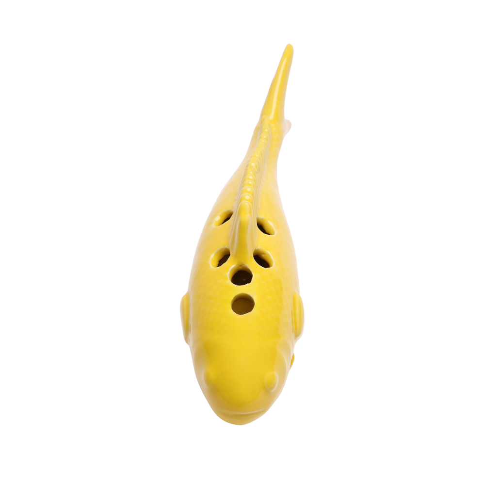 Handcrafted Ceramic Carp Flower Vase - Unique Home Decor for Living Room, Office & Wedding Centerpieces