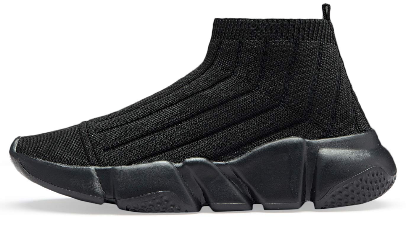 Santiro Boys & Girls Breathable Knit Slip-On Socks Shoes - Lightweight Comfort for School, Play & Everyday Wear