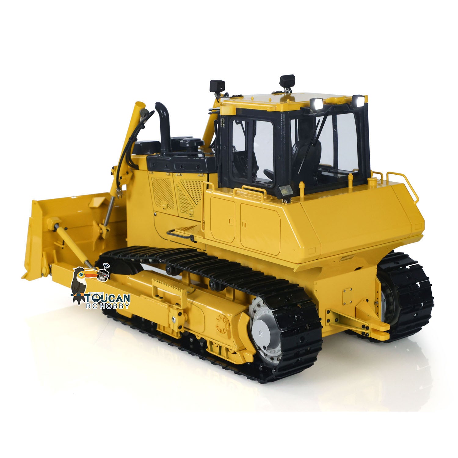 1/12 Scale RC Metal Hydraulic Bulldozer D65EX - Radio Controlled Construction Vehicle with I6S Light & Sound System | RTR Ready-to-Run Heavy Equipment Model for Adults & Kids | Perfect for Construction Simulation, Collecting, and Outdoor Play