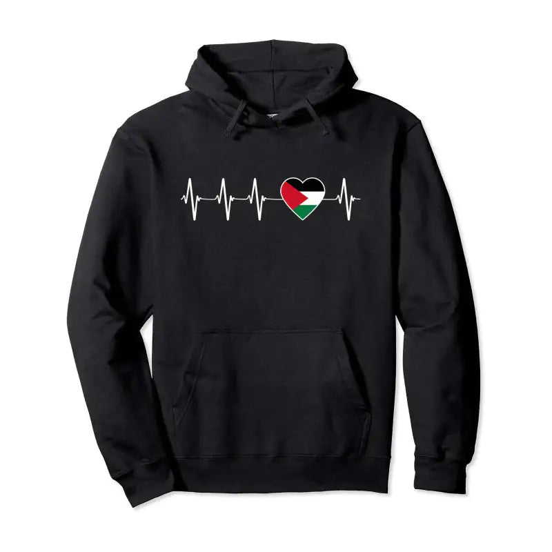 Palestine Design Hoodie - Comfortable Unisex Pullover for Men & Women | Perfect for Casual Wear, Street Fashion & Cultural Pride