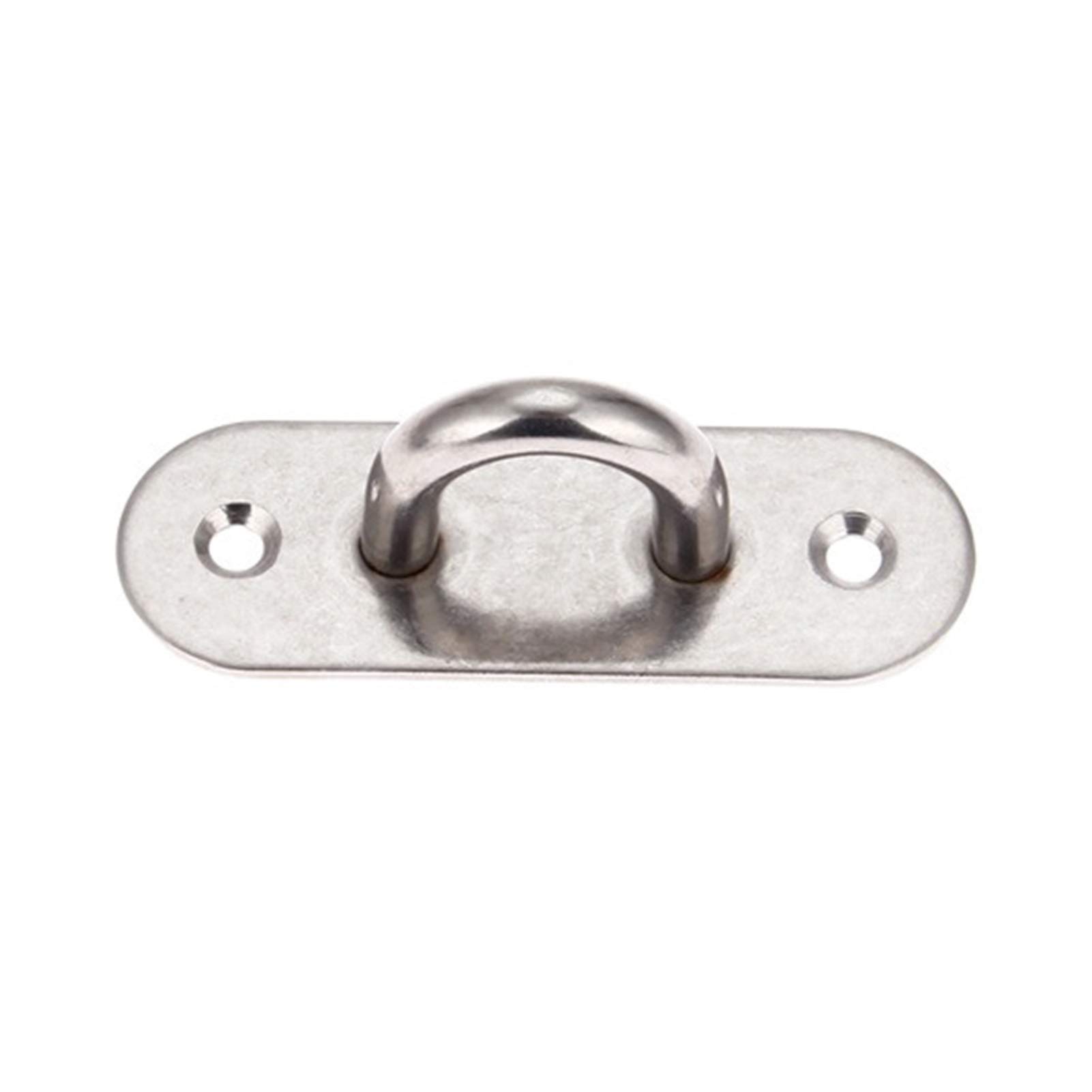 1Pc Stainless Steel U-Shaped Ceiling Mount Hook - Heavy Duty Base for Ceiling Fans, Hammocks, Leisure Sofas, Sandbags & Rings - 100 x 33mm (DUO ER) - Perfect for Home Gym, Patio, Garage & Outdoor Use