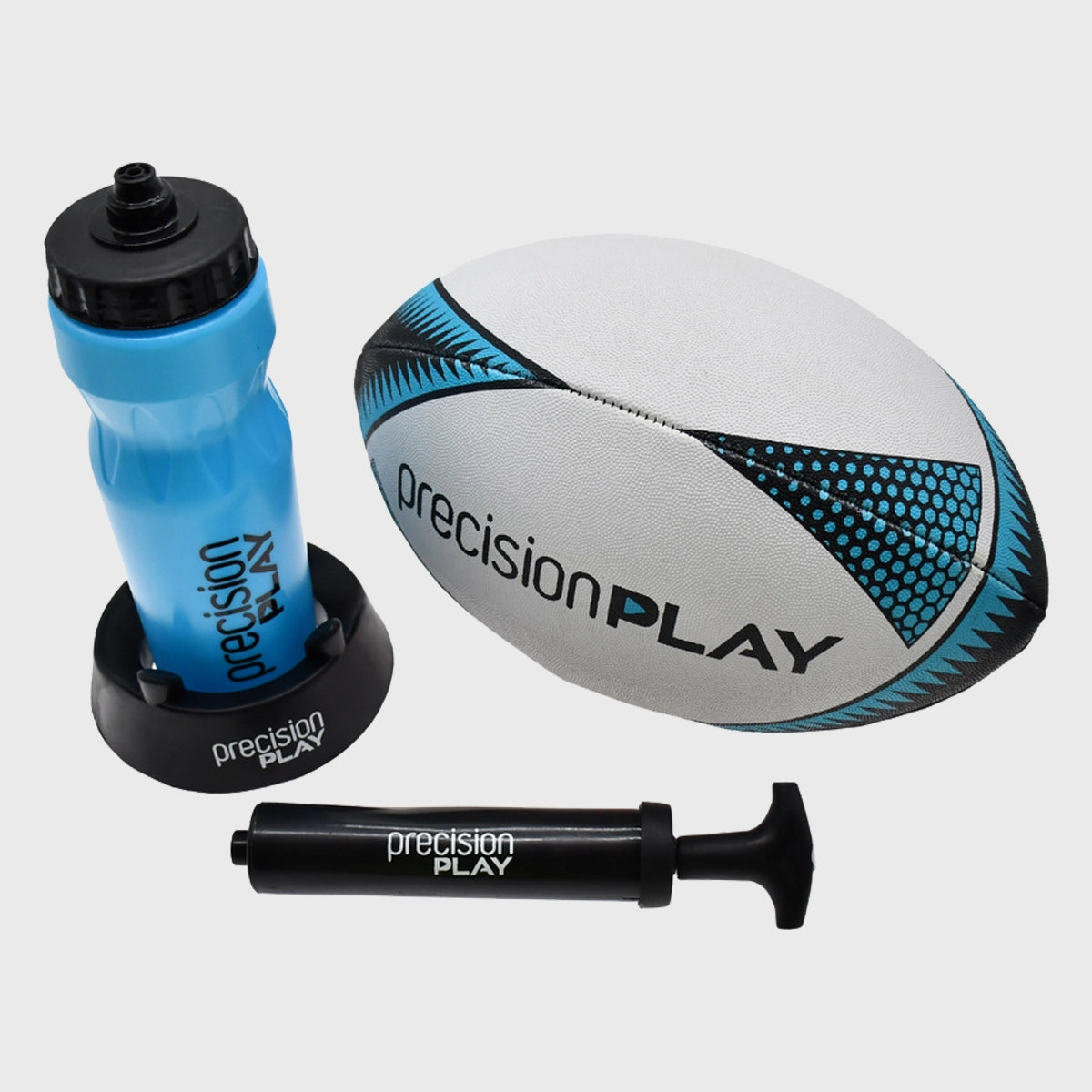 Precision PLAY Rugby Ball Training Set - Professional Rugby Training Equipment for Skill Development - Perfect for Practice, Games, and Team Drills