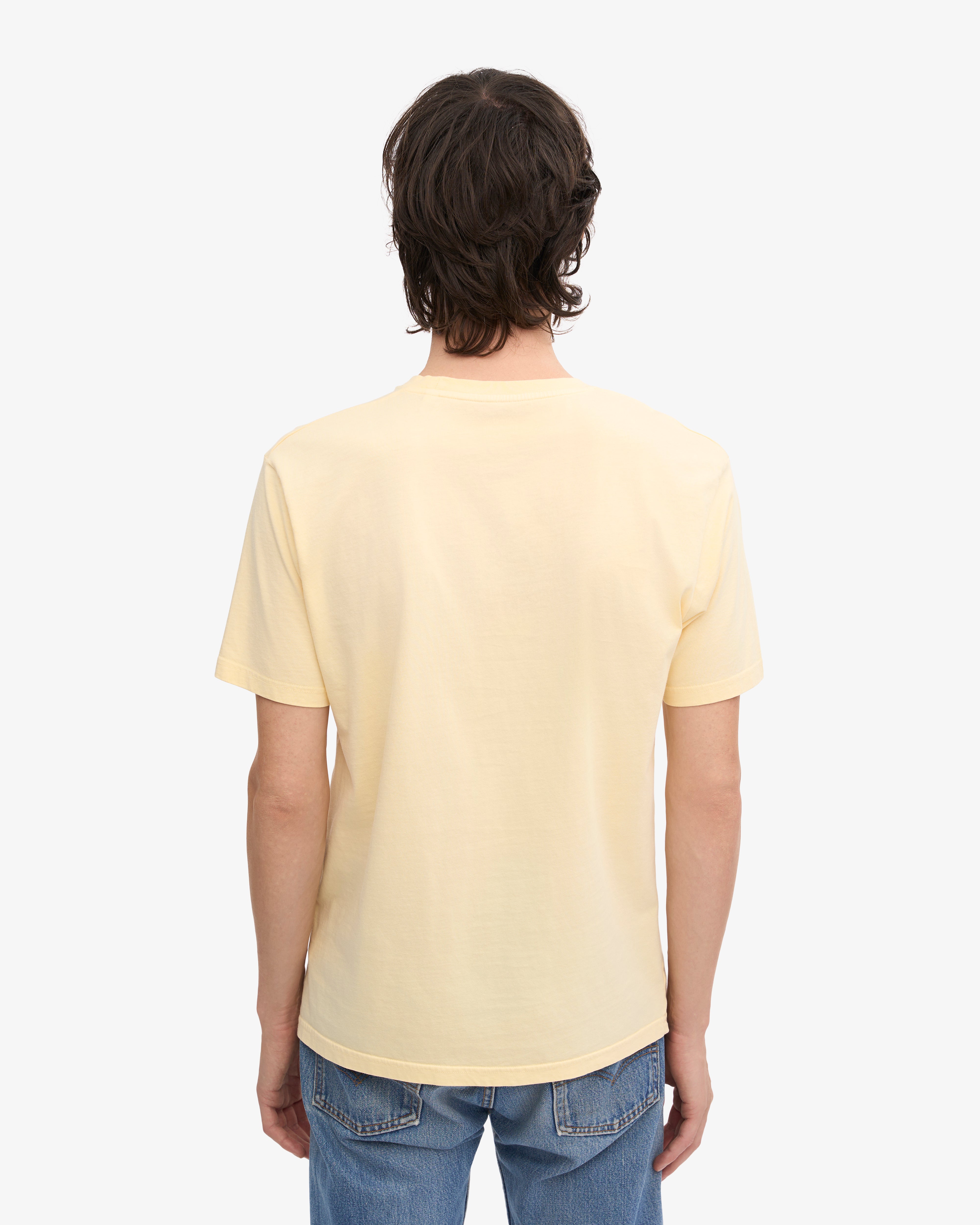 Classic Organic Cotton T-Shirt - Soft Yellow | Eco-Friendly & Comfortable for Everyday Wear | Perfect for Casual Outfits & Sustainable Fashion